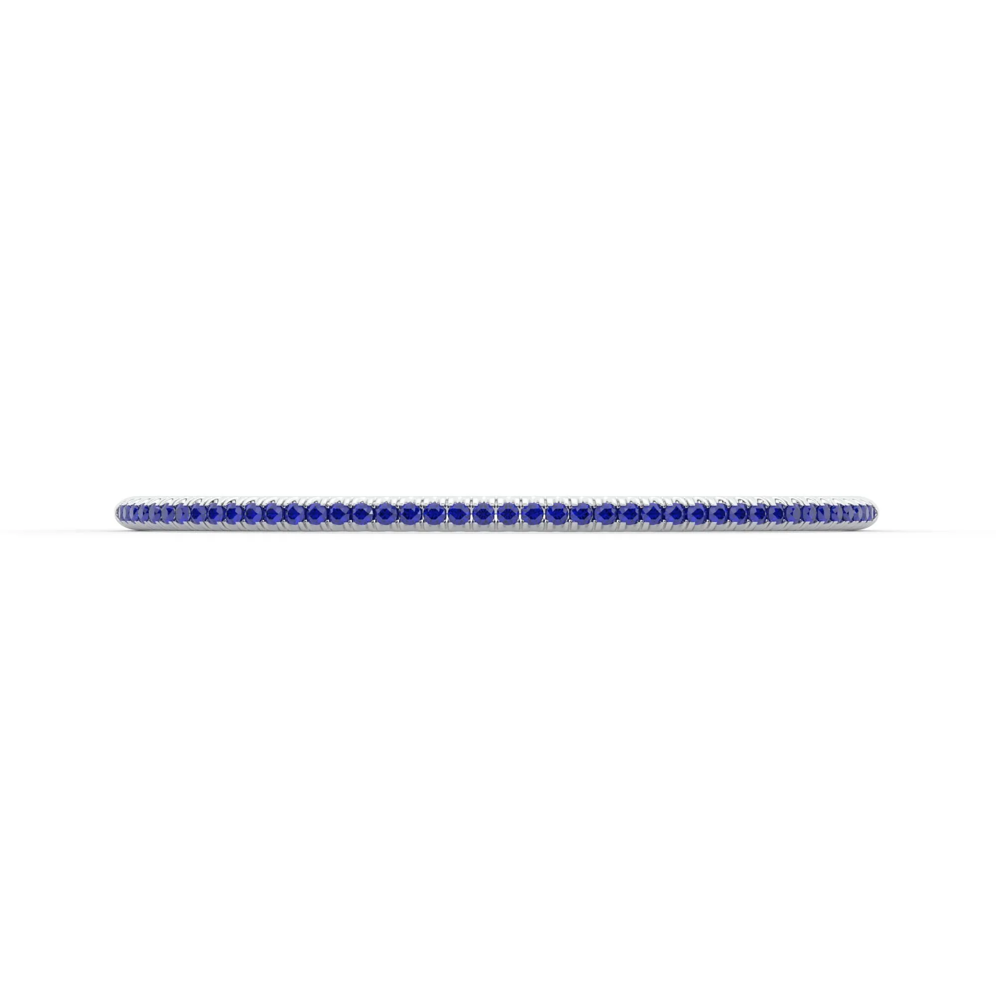 Centuria??Bangle with Half Pav blue sapphire,Sapphire Bracelet