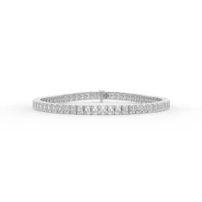 Emerald shape diamond tennis bracelet, 9.0 Ct. TW,Bracelet Jewelry