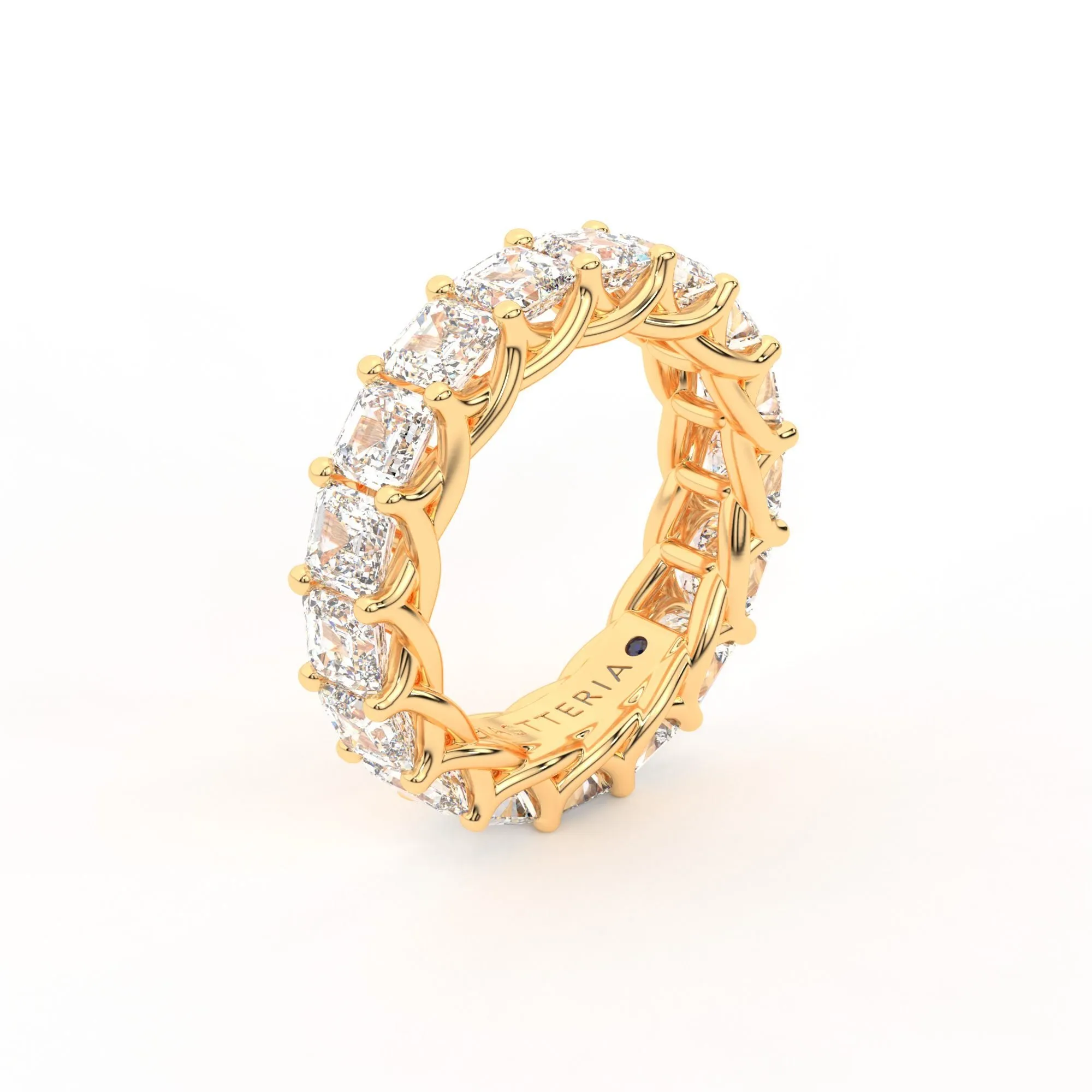 Eternal Assher cut eternity ring, Large, 5.5 ct. (Approx.),Eternity Rings