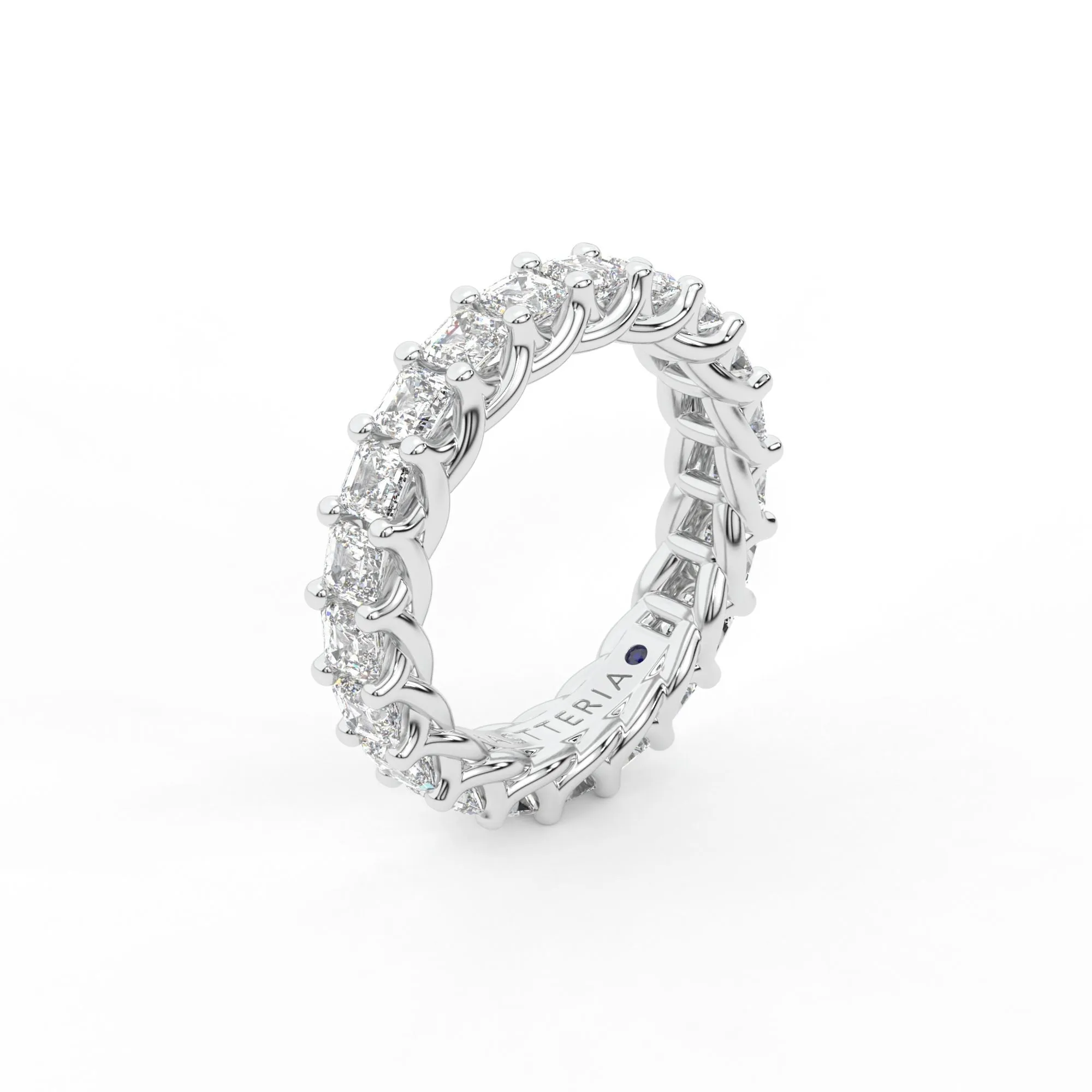 Eternal Assher cut eternity ring, Medium, 3.0 ct. (Approx.),Eternity Rings