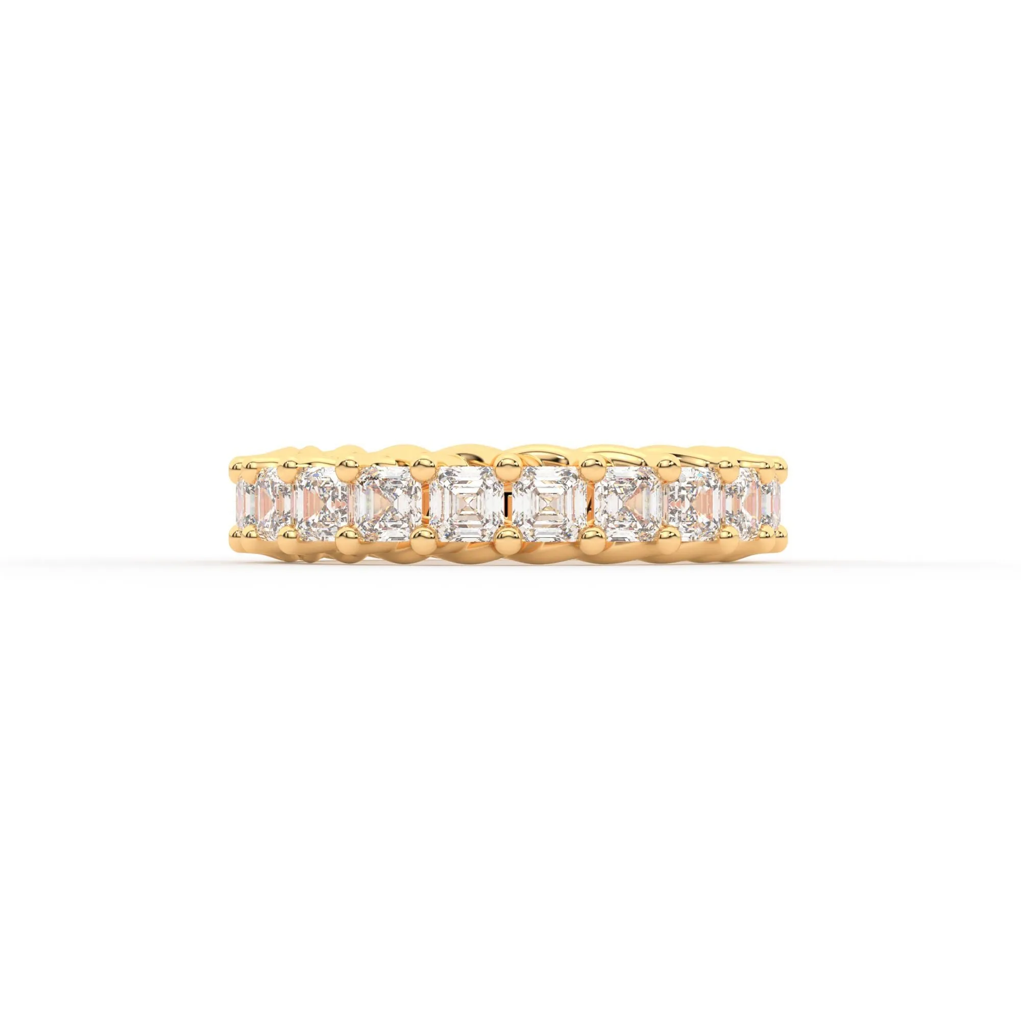 Eternal Assher cut eternity ring, Medium, 3.0 ct. (Approx.),Eternity Rings