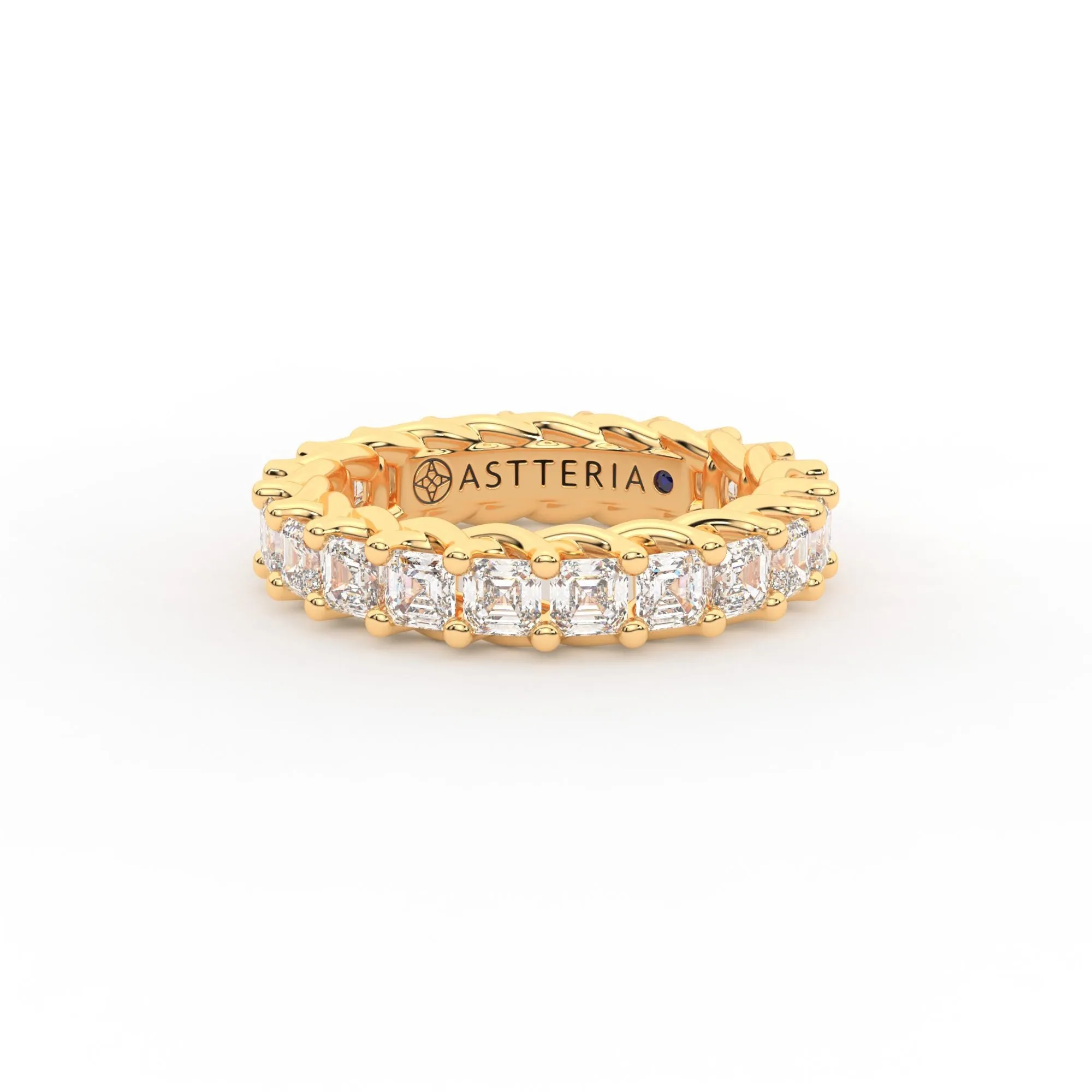 Eternal Assher cut eternity ring, Medium, 3.0 ct. (Approx.),Eternity Rings