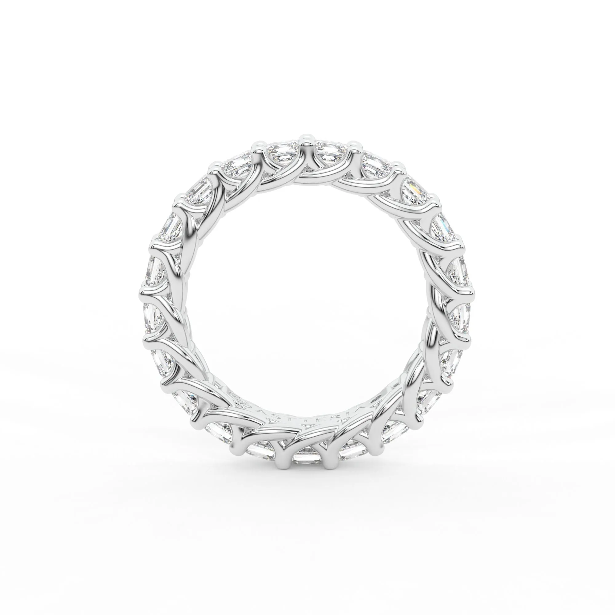 Eternal Assher cut eternity ring, Medium, 3.0 ct. (Approx.),Eternity Rings