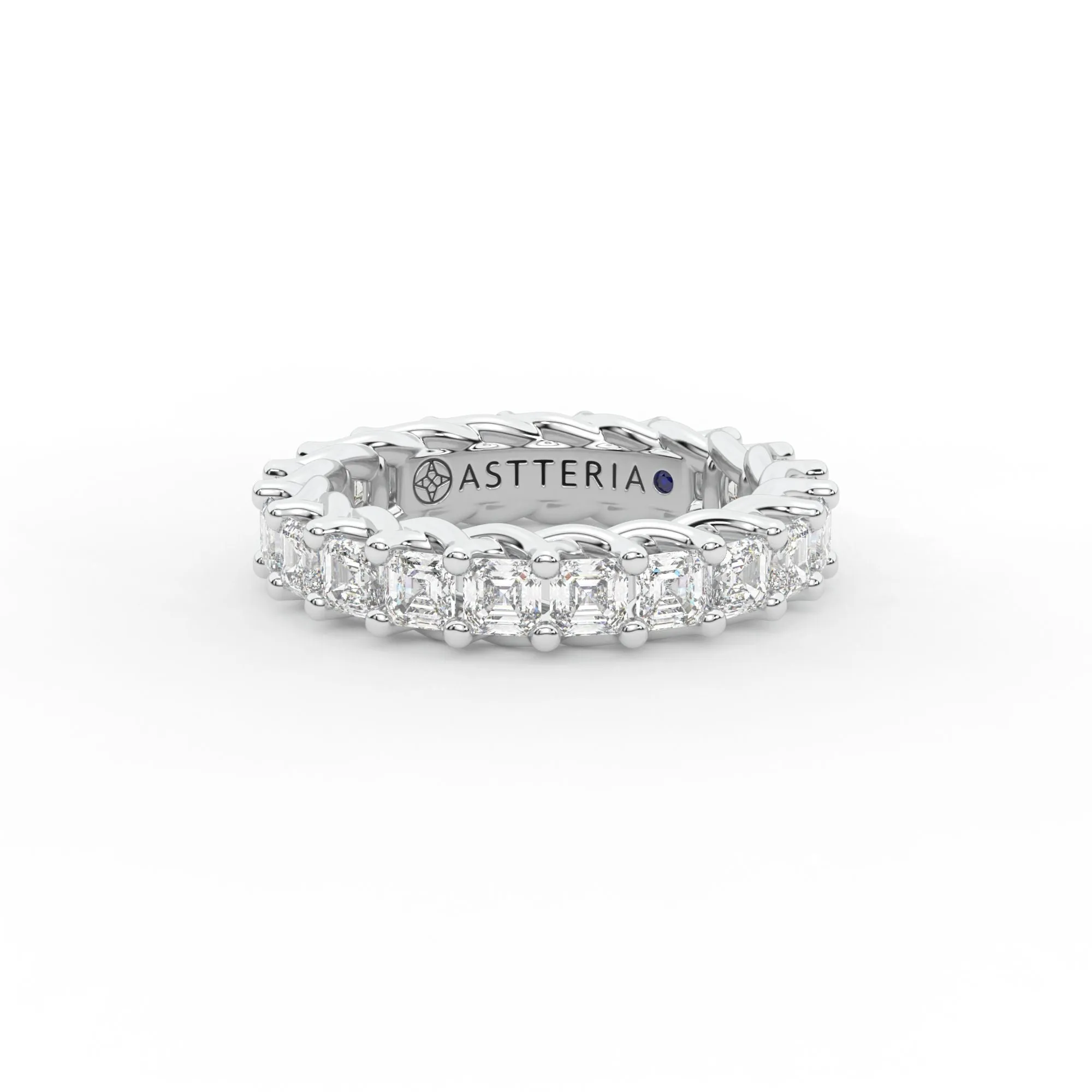 Eternal Assher cut eternity ring, Medium, 3.0 ct. (Approx.),Eternity Rings