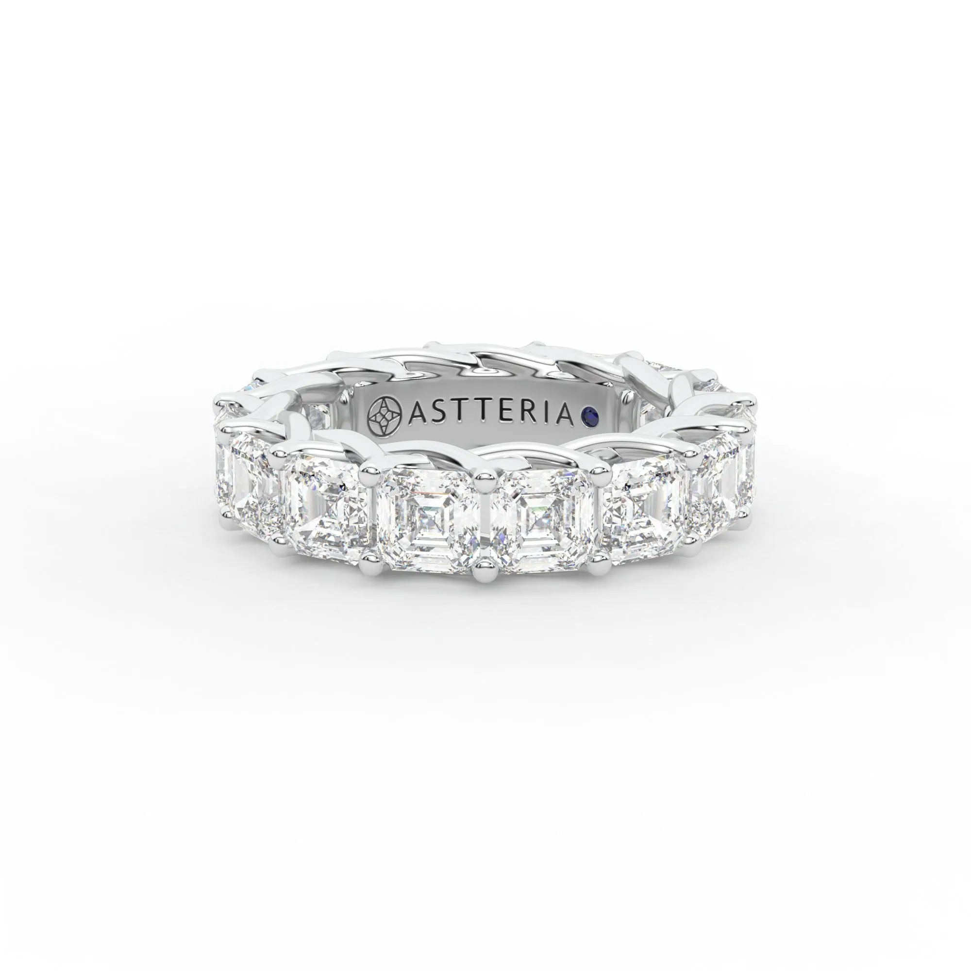 Eternal Assher cut eternity ring, X-Large, 7.5 ct. (Approx.),Eternity Rings