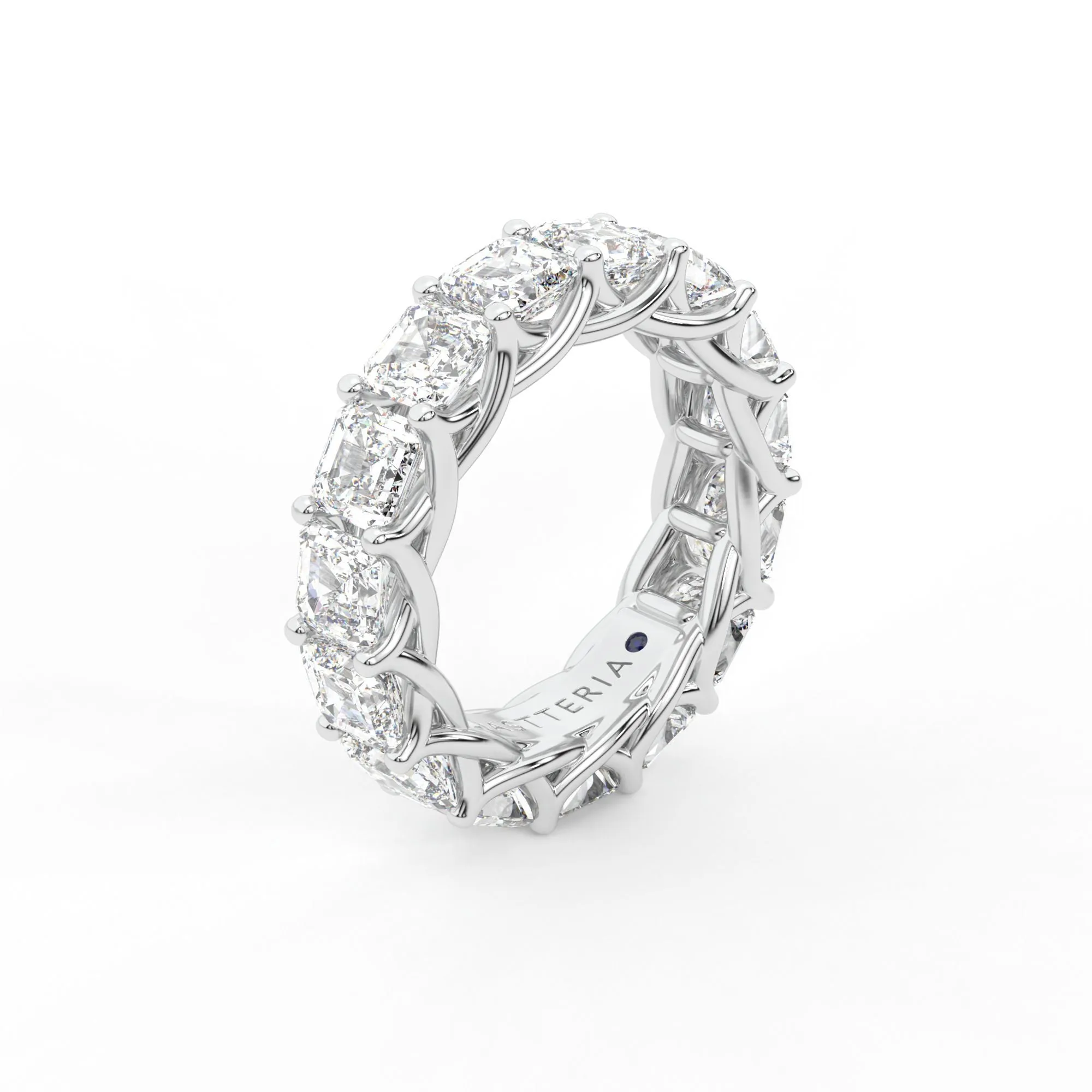 Eternal Assher cut eternity ring, X-Large, 7.5 ct. (Approx.),Eternity Rings