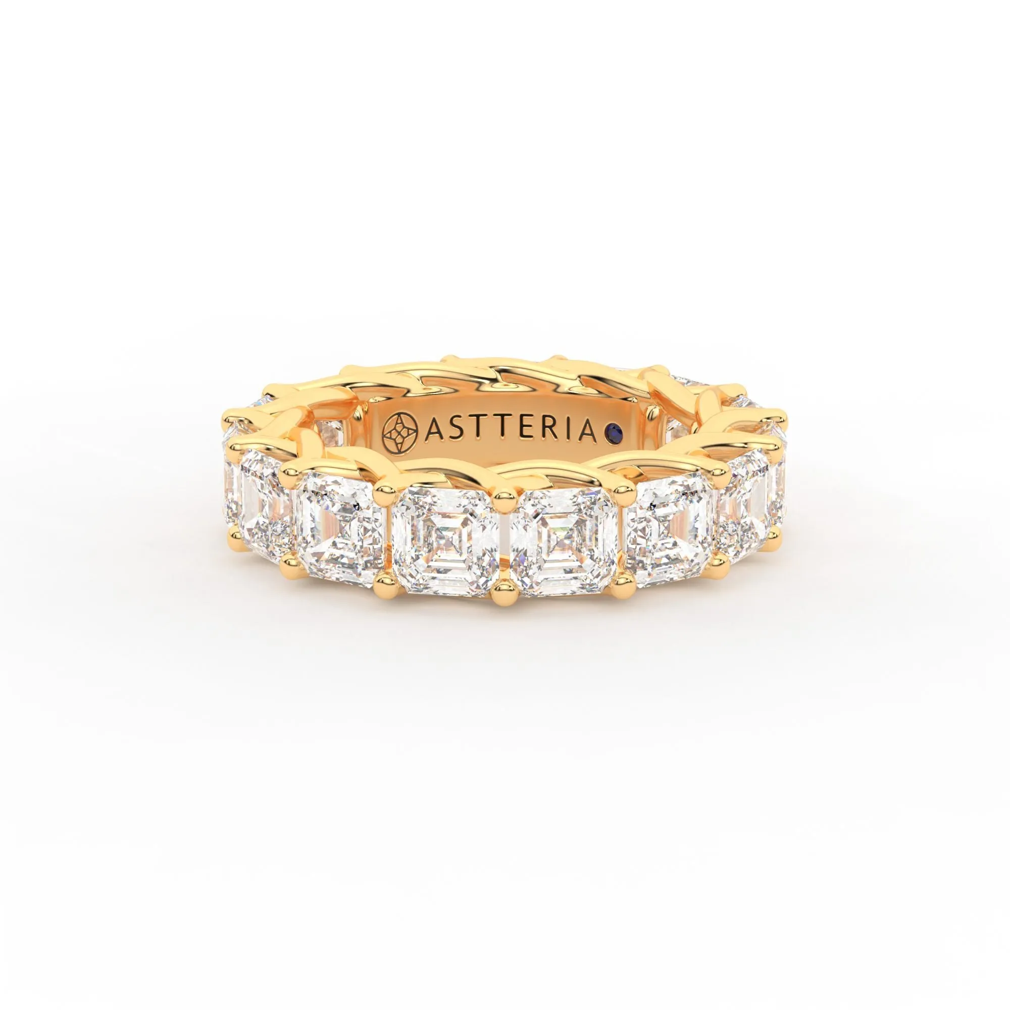 Eternal Assher cut eternity ring, X-Large, 7.5 ct. (Approx.),Eternity Rings