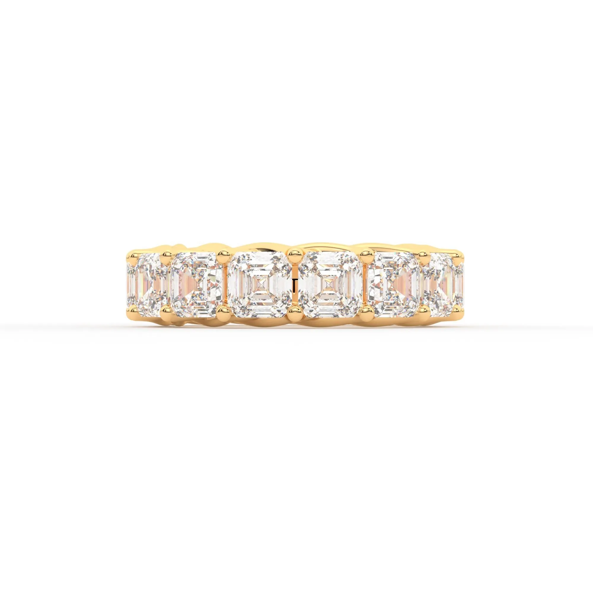 Eternal Assher cut eternity ring, X-Large, 7.5 ct. (Approx.),Eternity Rings