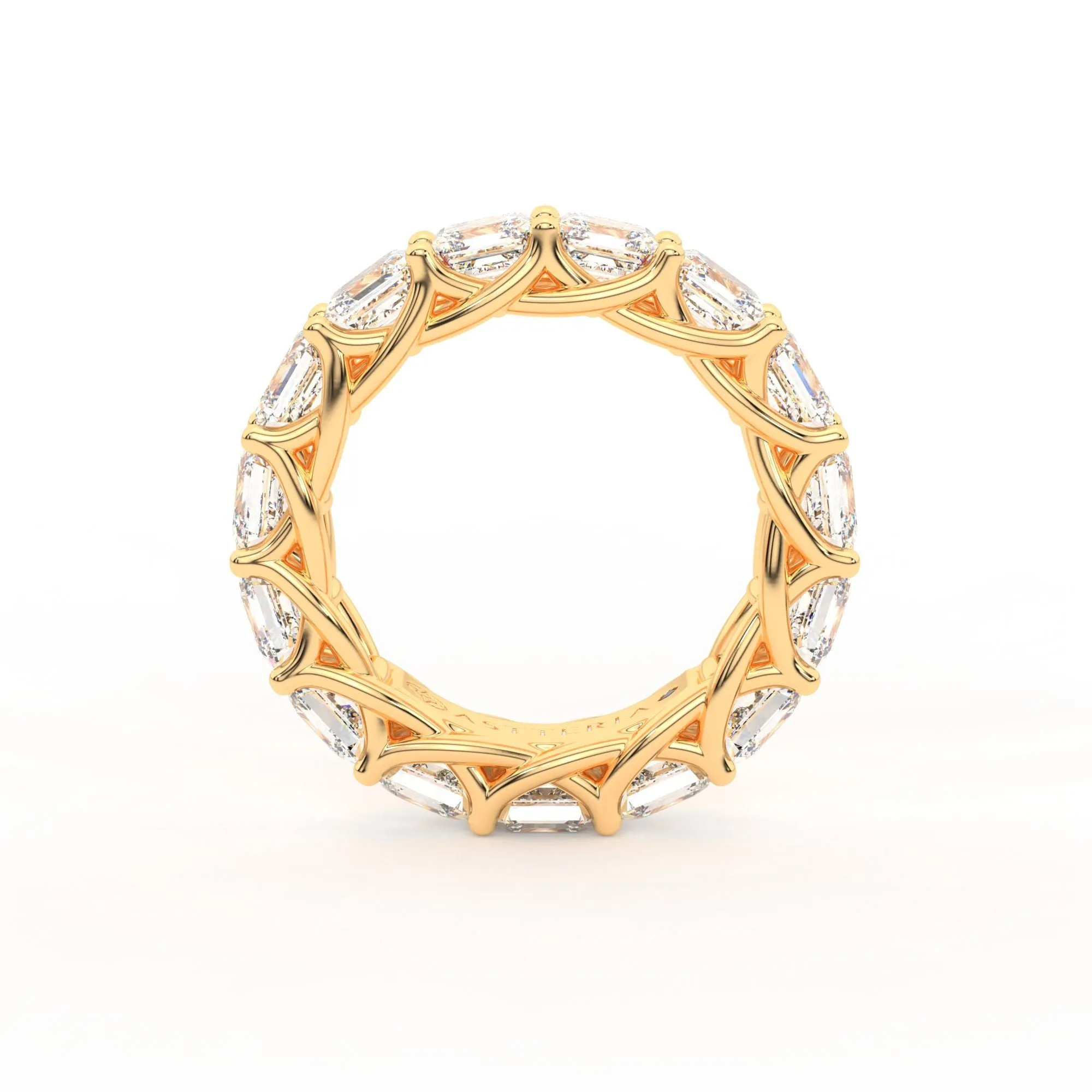 Eternal Assher cut eternity ring, X-Large, 7.5 ct. (Approx.),Eternity Rings