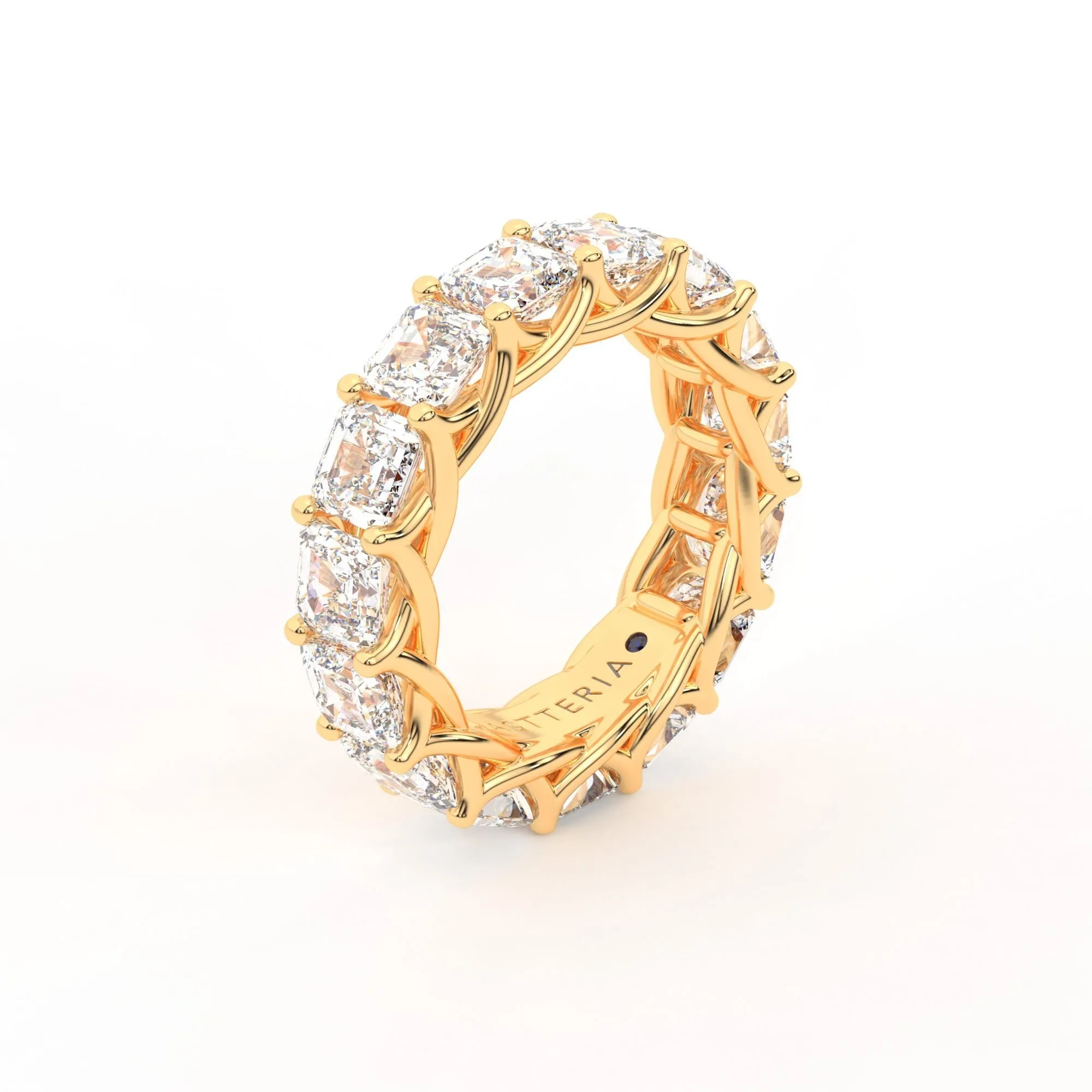 Eternal Assher cut eternity ring, X-Large, 7.5 ct. (Approx.),Eternity Rings