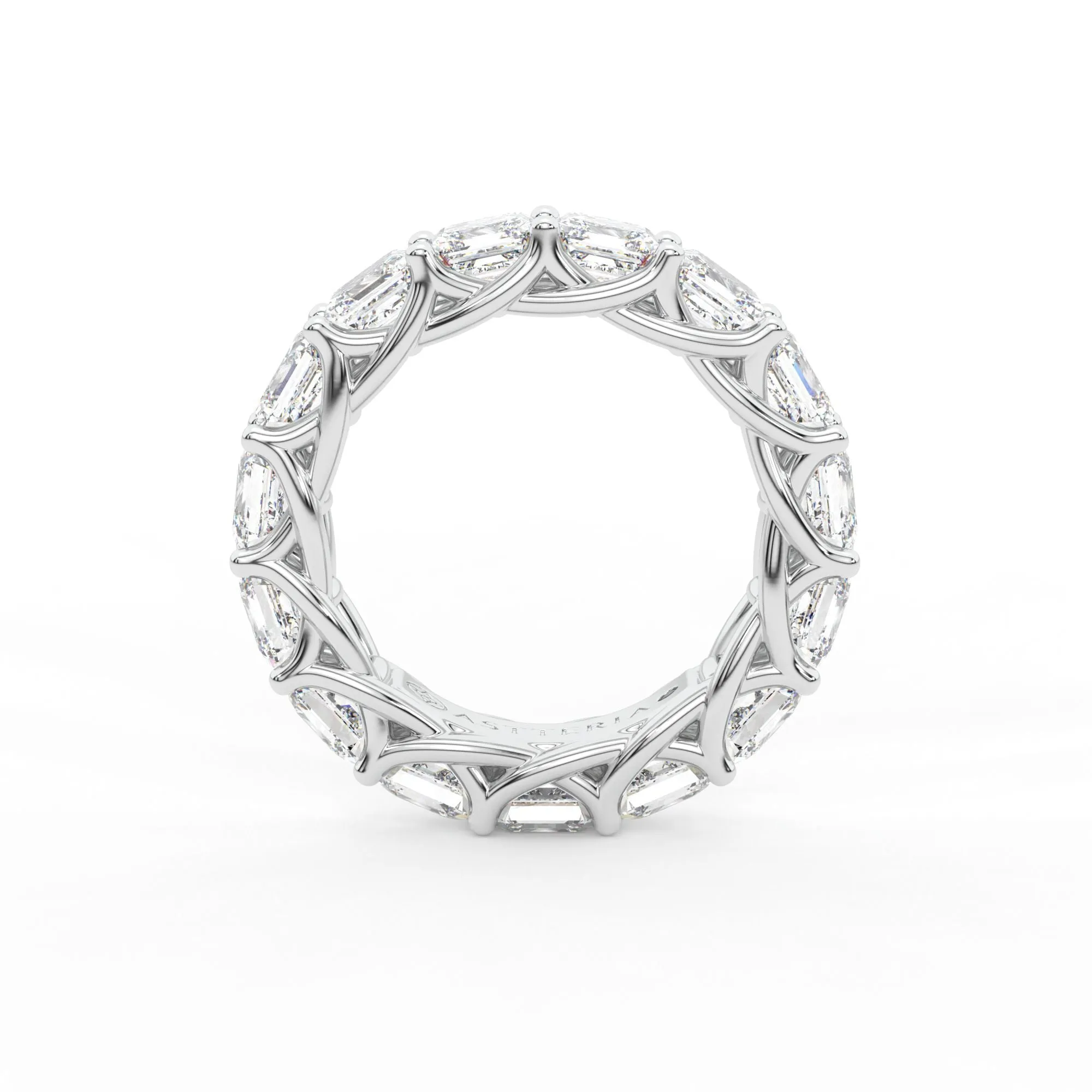 Eternal Assher cut eternity ring, X-Large, 7.5 ct. (Approx.),Eternity Rings