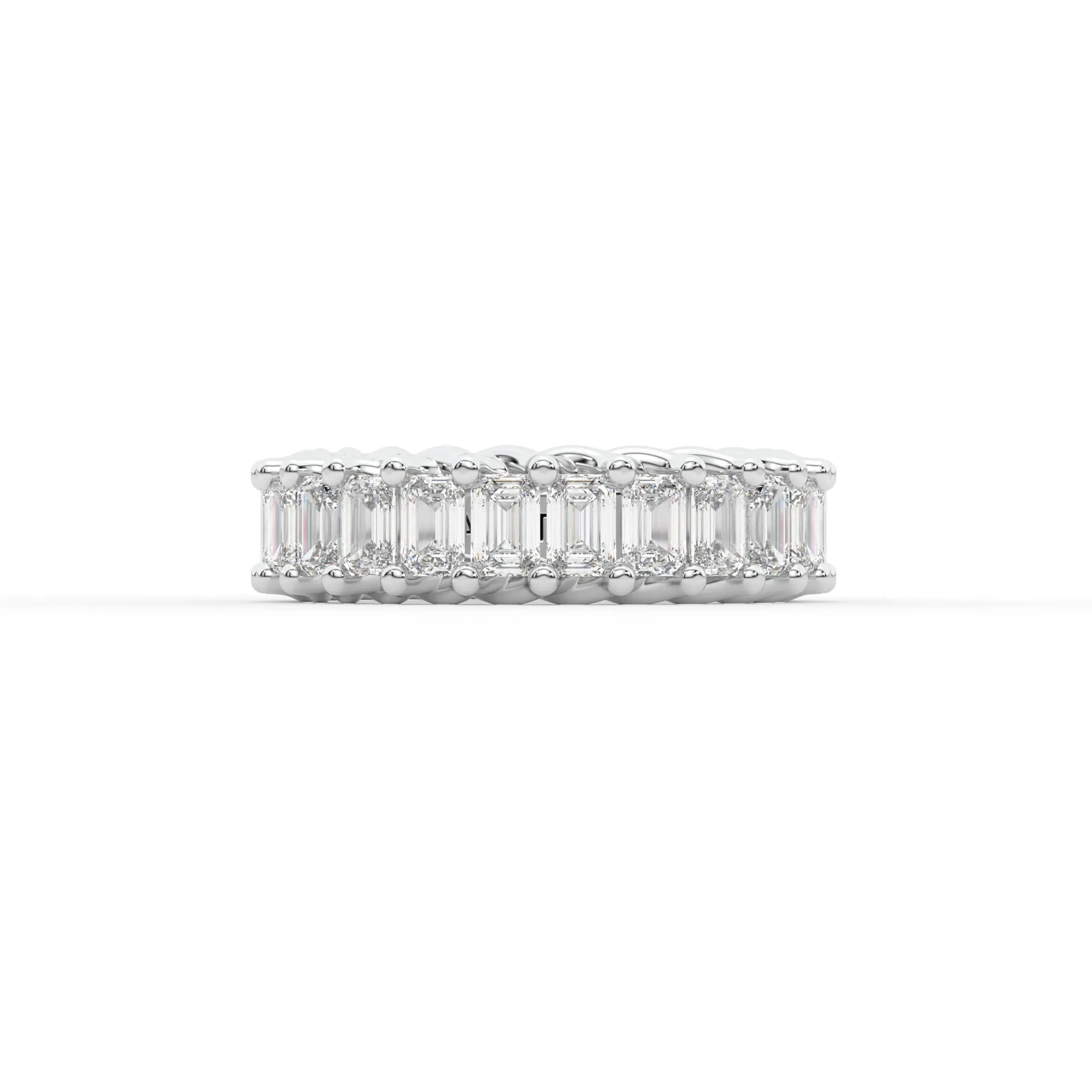 Eternal emerald shape eternity ring, Large, 3.5 ct. (Approx.),Eternity Rings