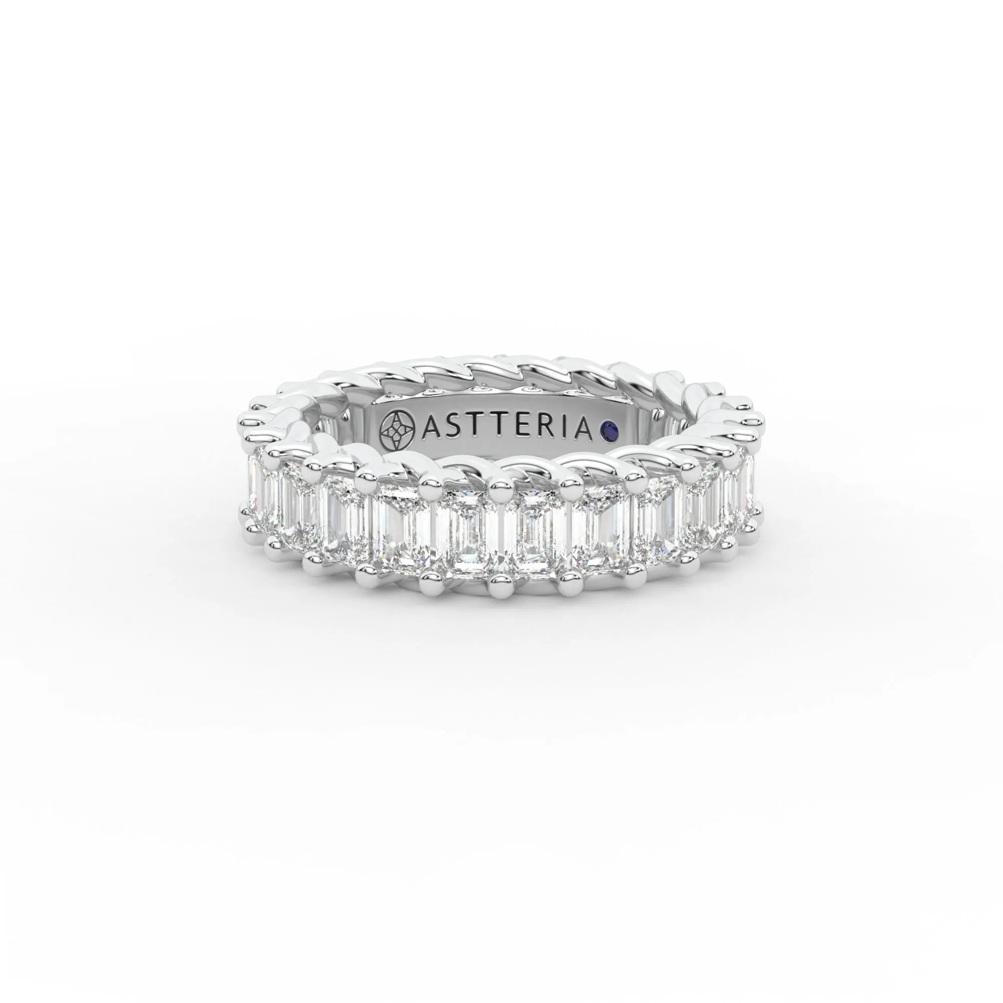 Eternal emerald shape eternity ring, Large, 3.5 ct. (Approx.),Eternity Rings