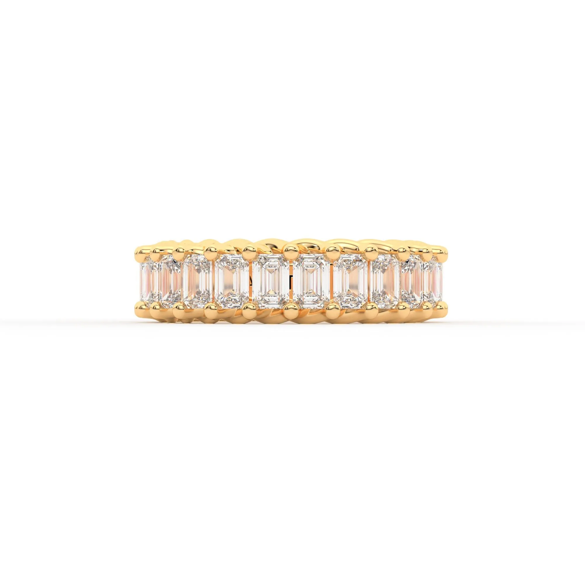Eternal emerald shape eternity ring, Large, 3.5 ct. (Approx.),Eternity Rings