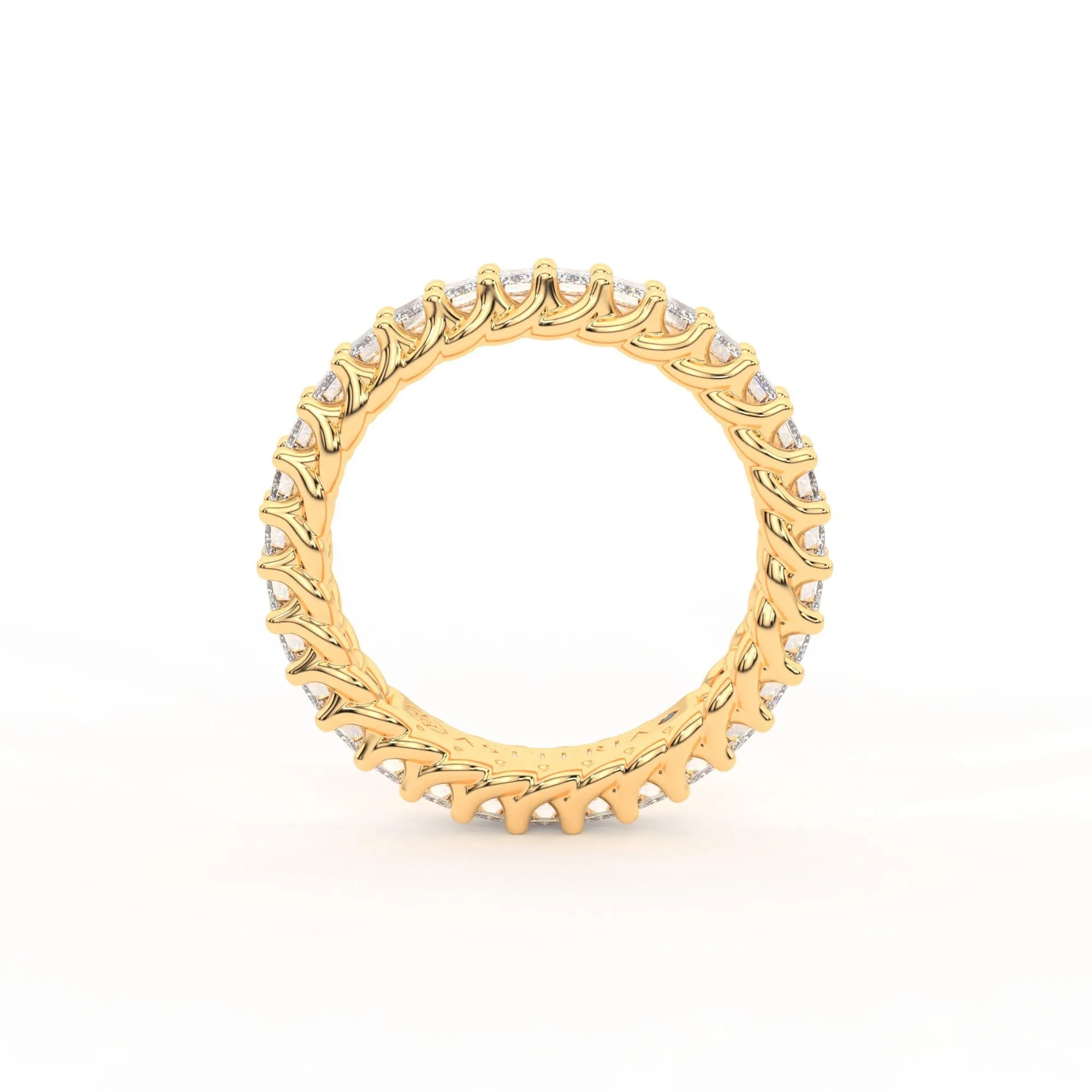 Eternal emerald shape eternity ring, Medium, 3.0 ct. (Approx.),Eternity Rings