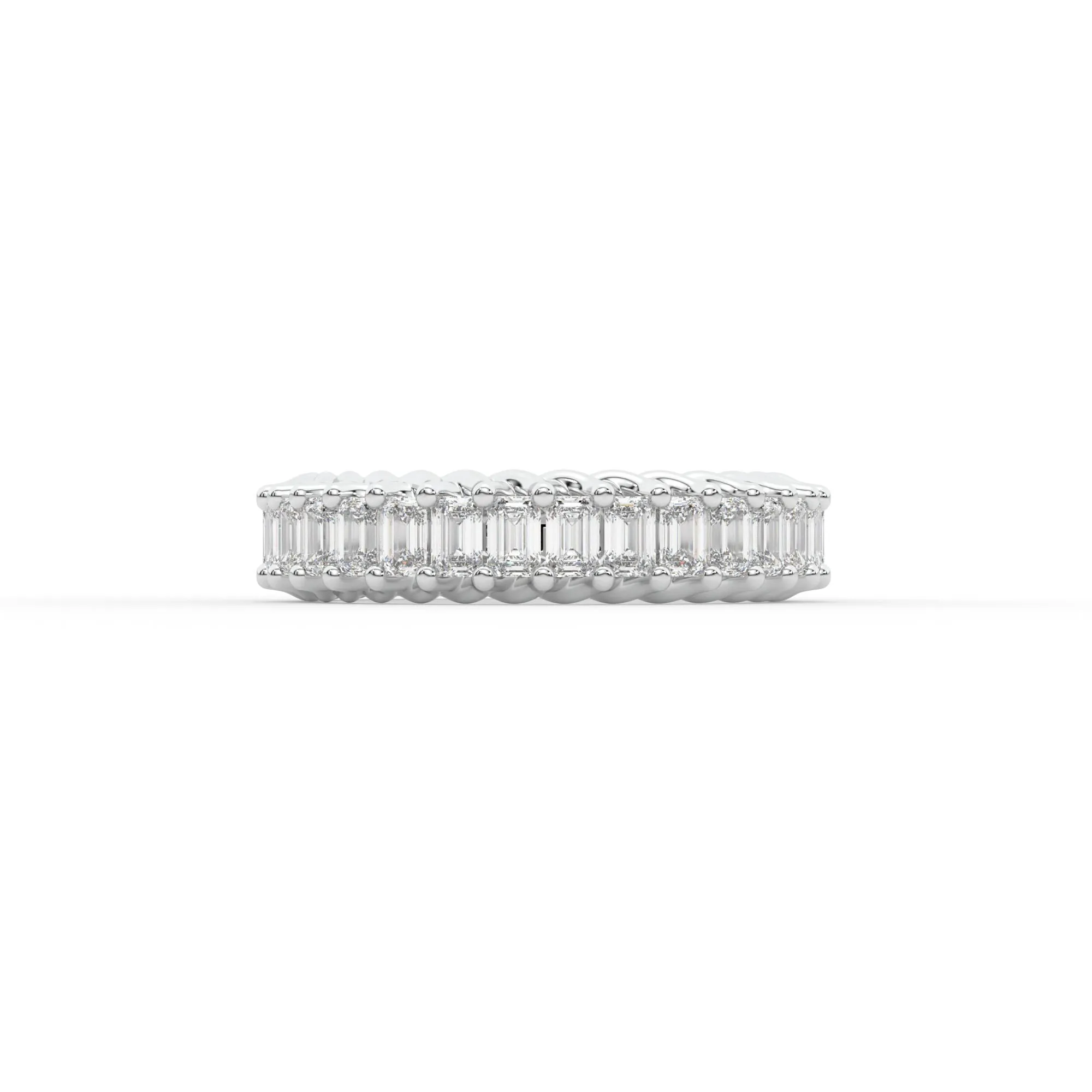 Eternal emerald shape eternity ring, Medium, 3.0 ct. (Approx.),Eternity Rings