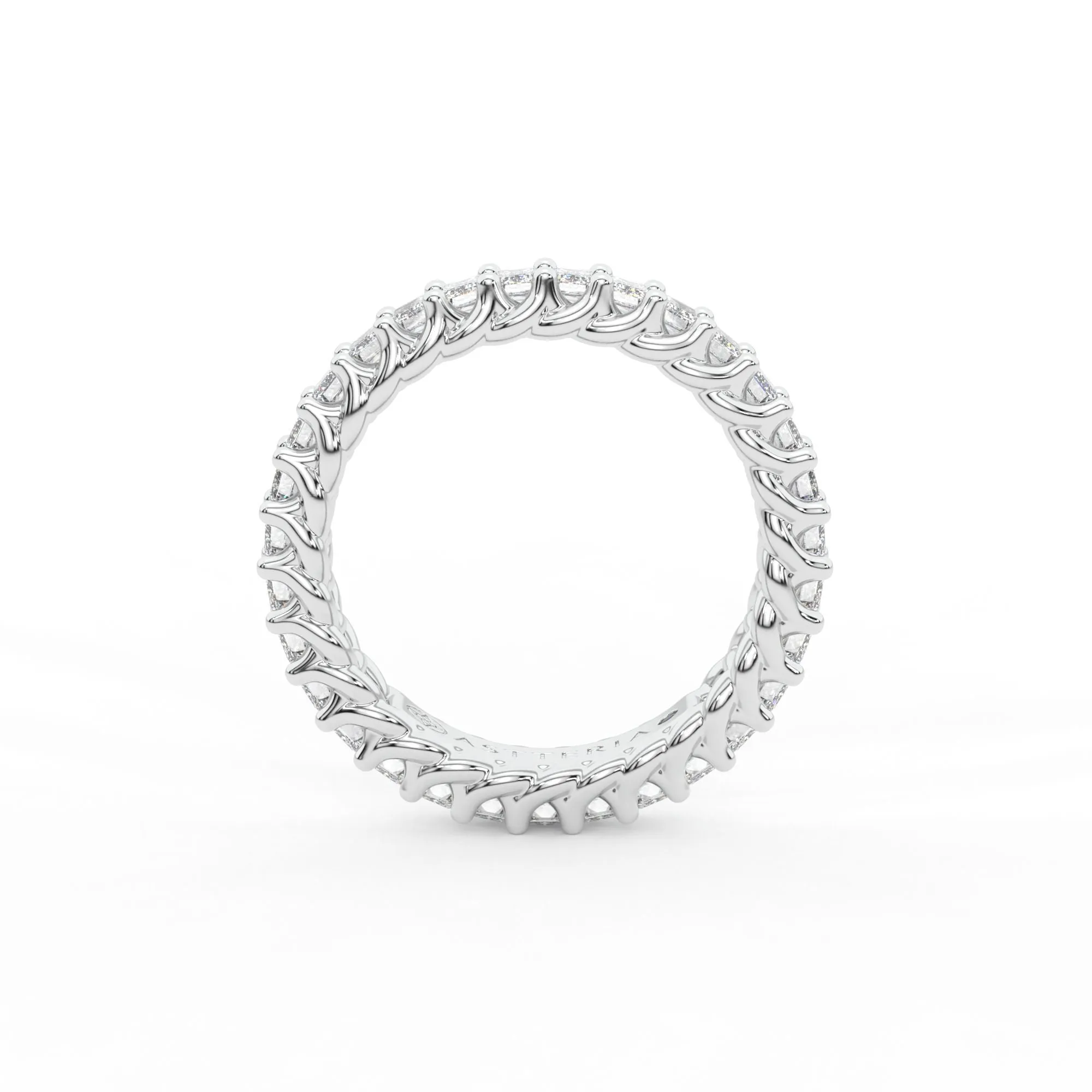 Eternal emerald shape eternity ring, Medium, 3.0 ct. (Approx.),Eternity Rings