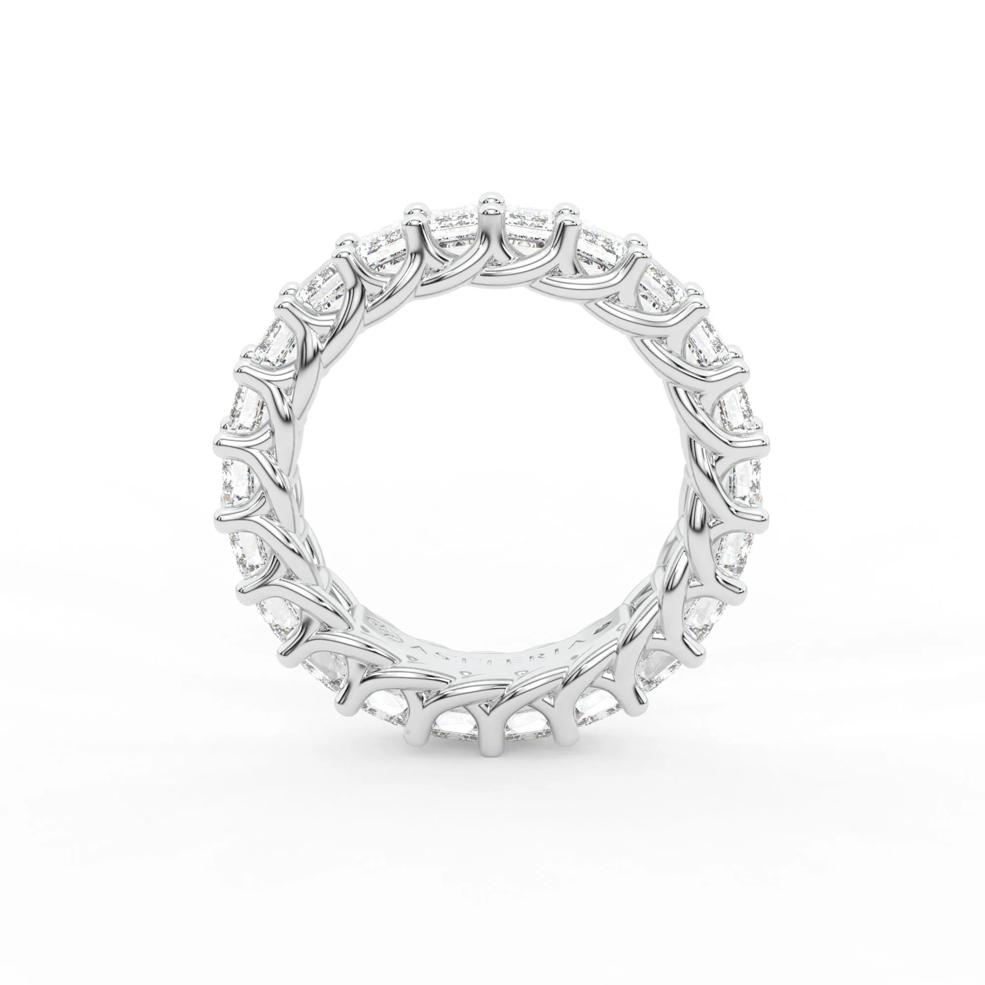 Eternal emerald shape eternity ring, X-Large, 5.5 ct. (Approx.),Eternity Rings