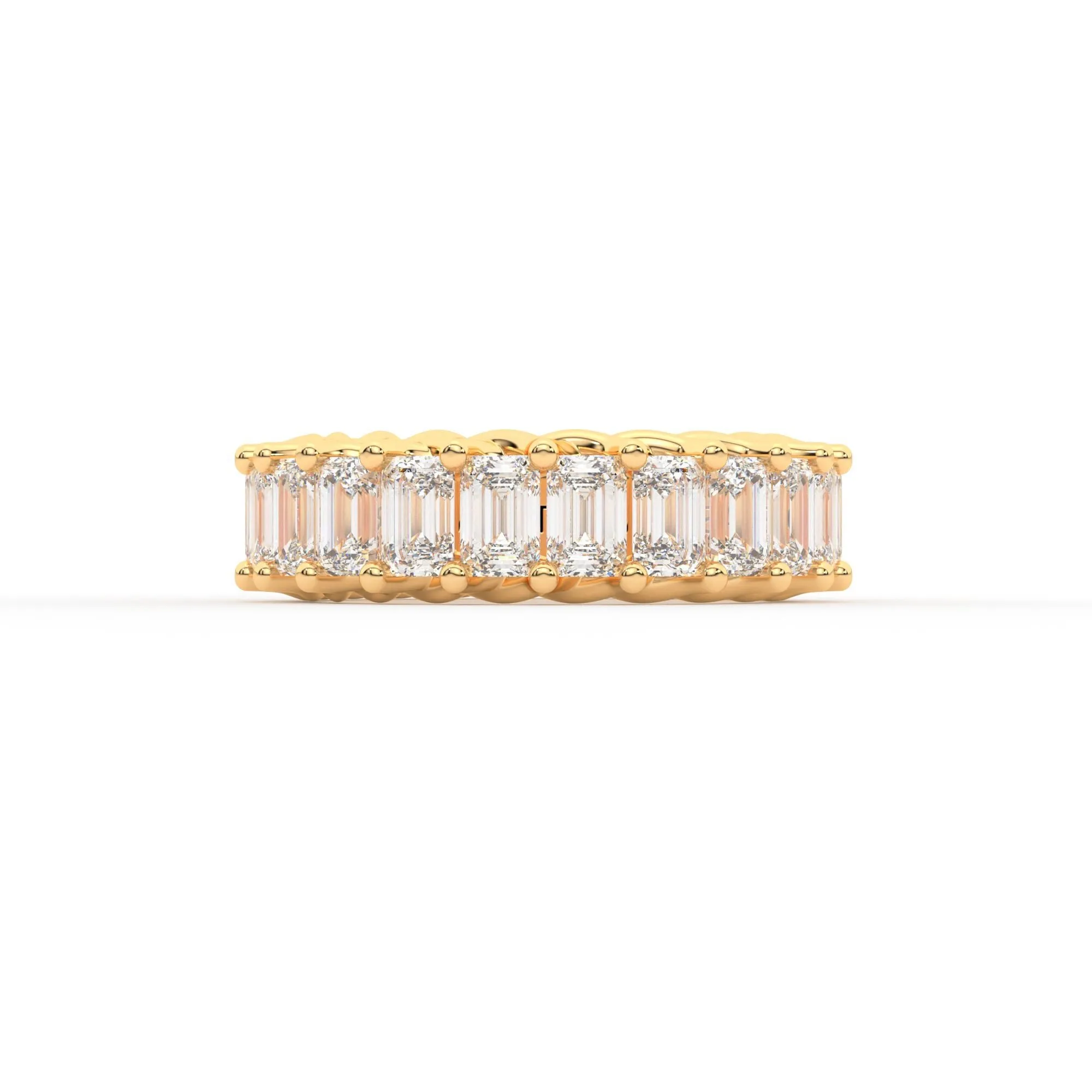 Eternal emerald shape eternity ring, X-Large, 5.5 ct. (Approx.),Eternity Rings