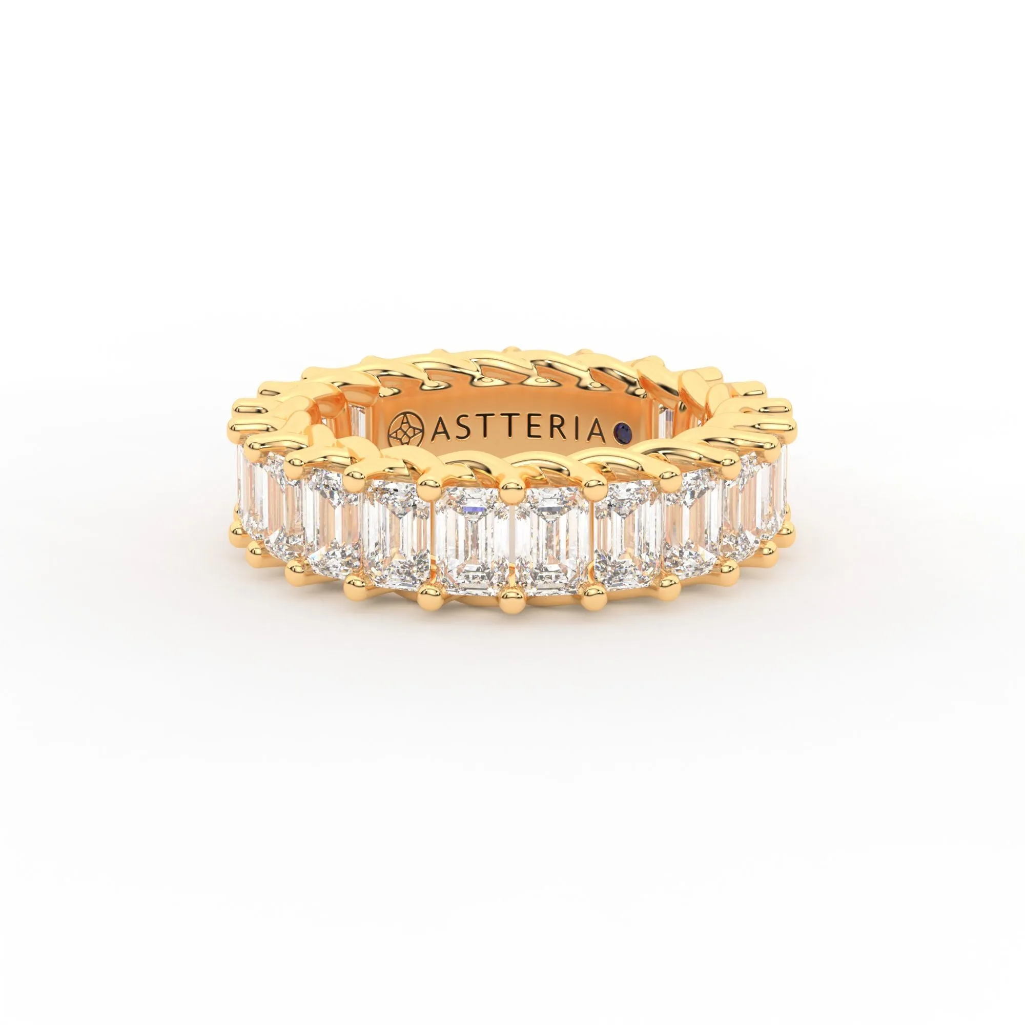 Eternal emerald shape eternity ring, X-Large, 5.5 ct. (Approx.),Eternity Rings