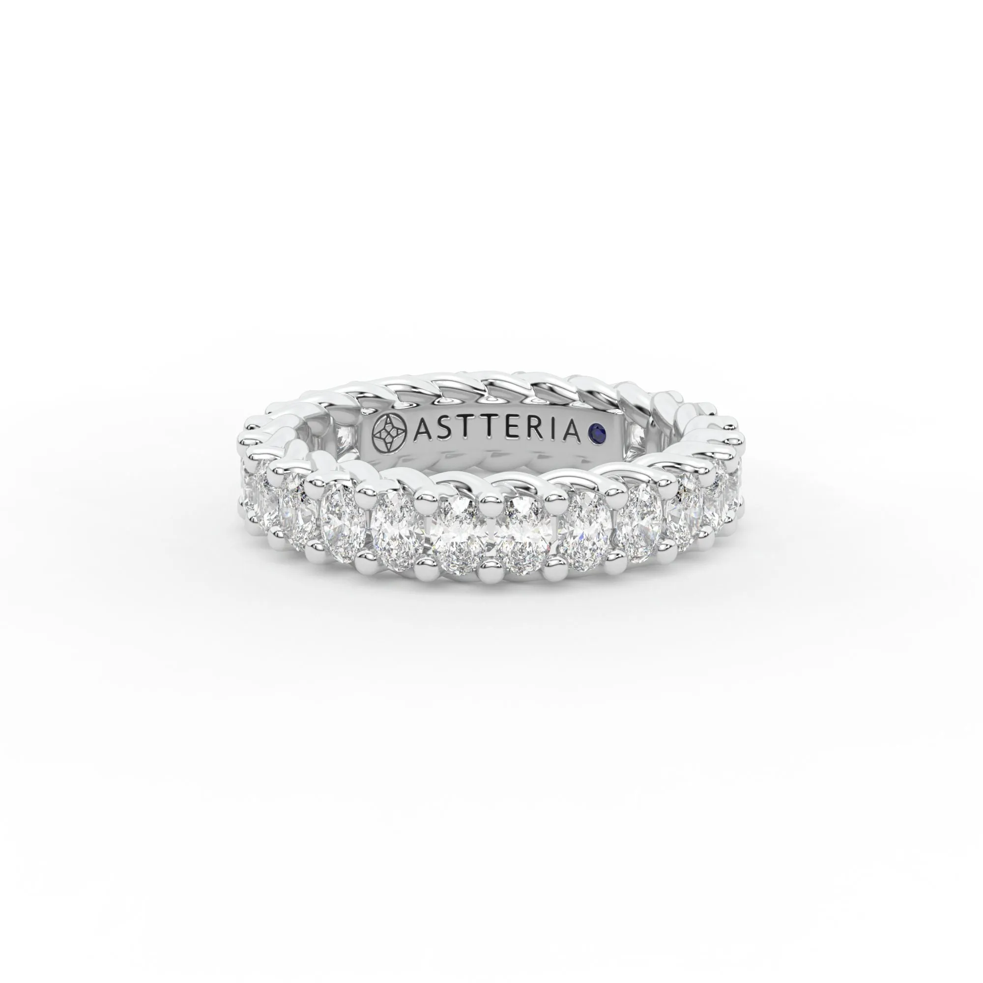 Eternal oval shape eternity ring, Medium, 2.5 ct. (Approx.),Eternity Rings