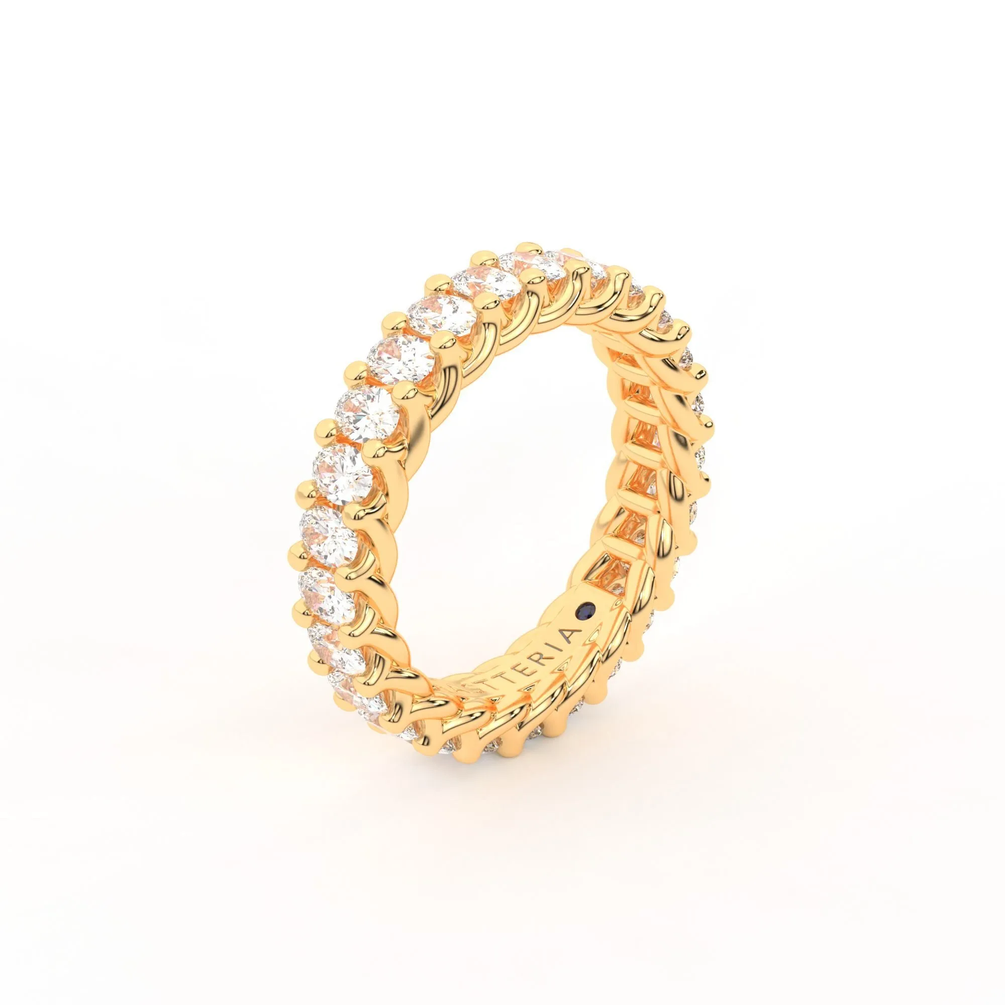 Eternal oval shape eternity ring, Medium, 2.5 ct. (Approx.),Eternity Rings