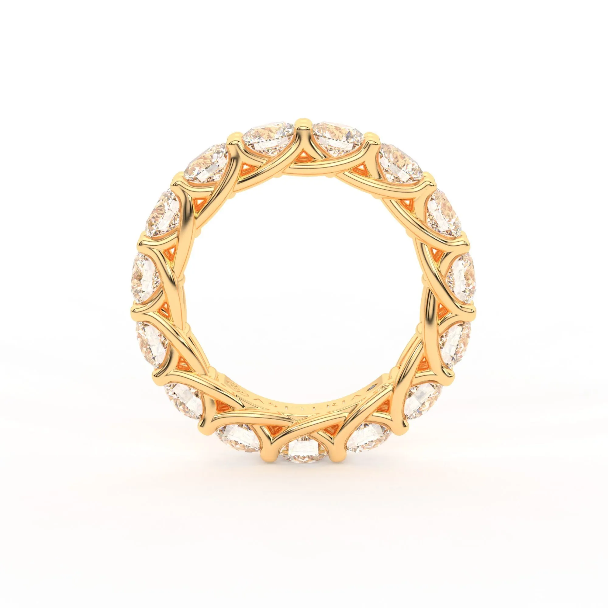 Eternal round shape eternity ring, X-Large, 5.5 ct. (Approx.),Eternity Rings