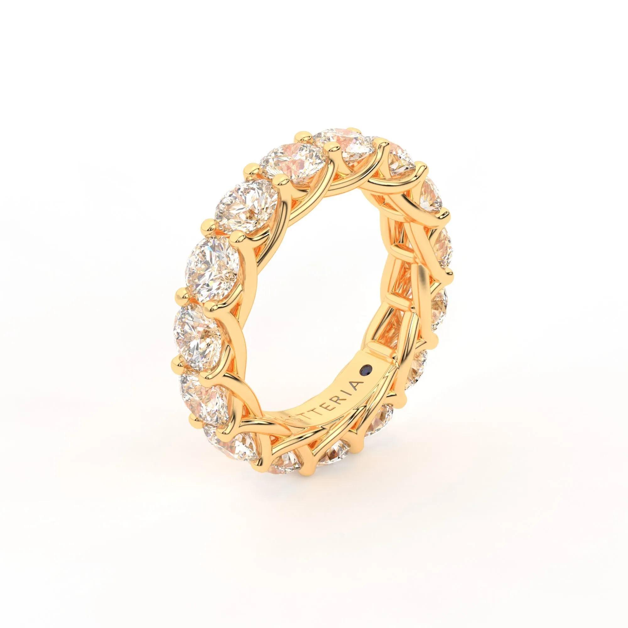 Eternal round shape eternity ring, X-Large, 5.5 ct. (Approx.),Eternity Rings