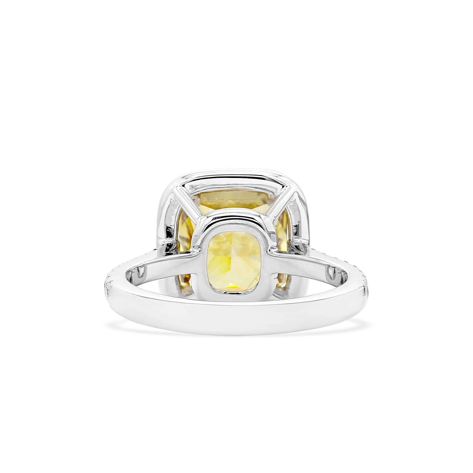 Fancy Dark Brown-Greenish Yellow Diamond Ring, 4.50 Ct. TW, Radiant shape, GIA Certified,Rings Jewelry