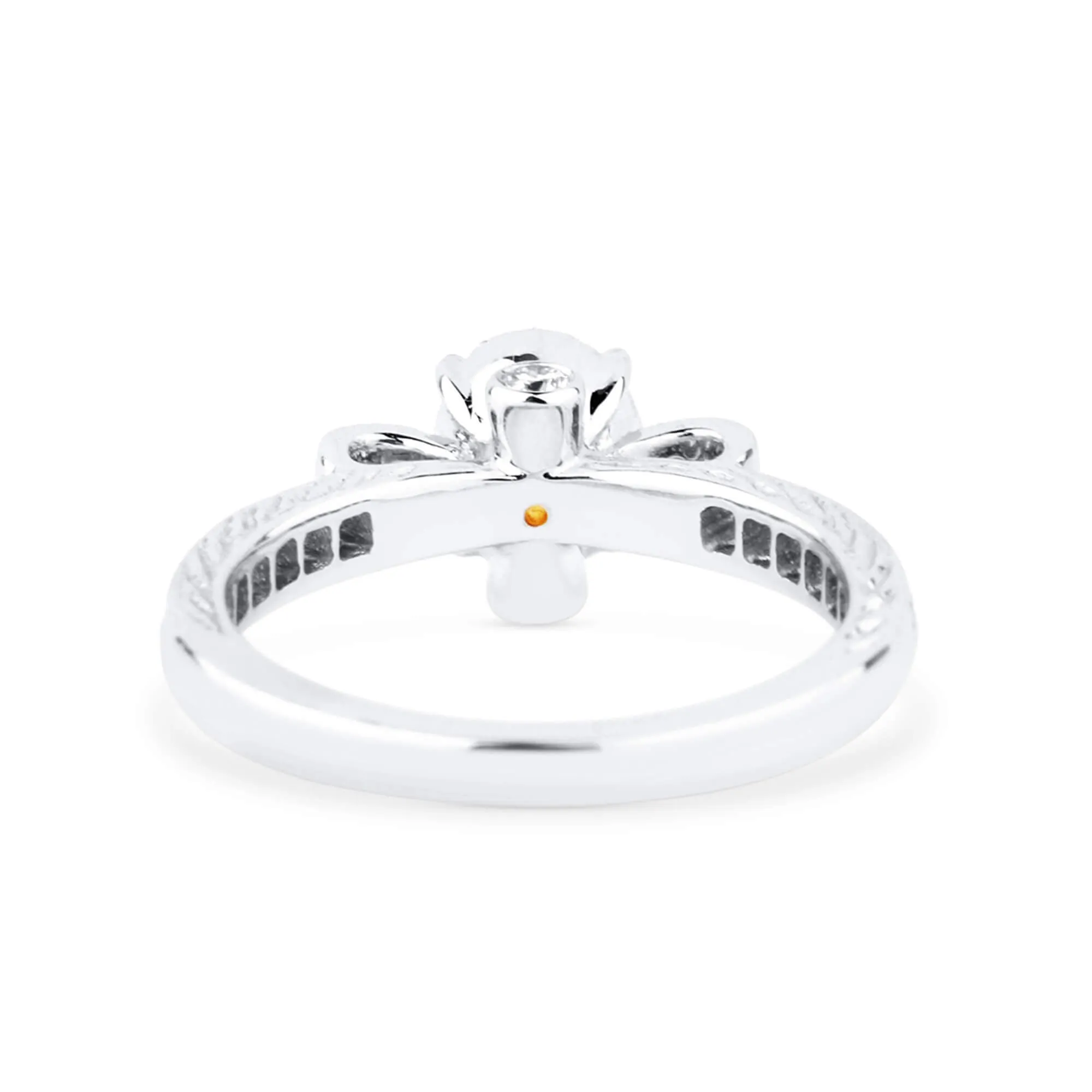 Fancy Intense Yellow Diamond Ring, 1.31 Ct. TW, Oval shape, GIA Certified,Rings Colored Diamond