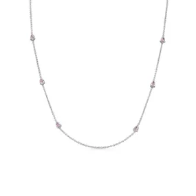 Fancy Light Pink Diamond Necklace, 0.98 Ct. TW, Pear shape,Pendant&Necklace