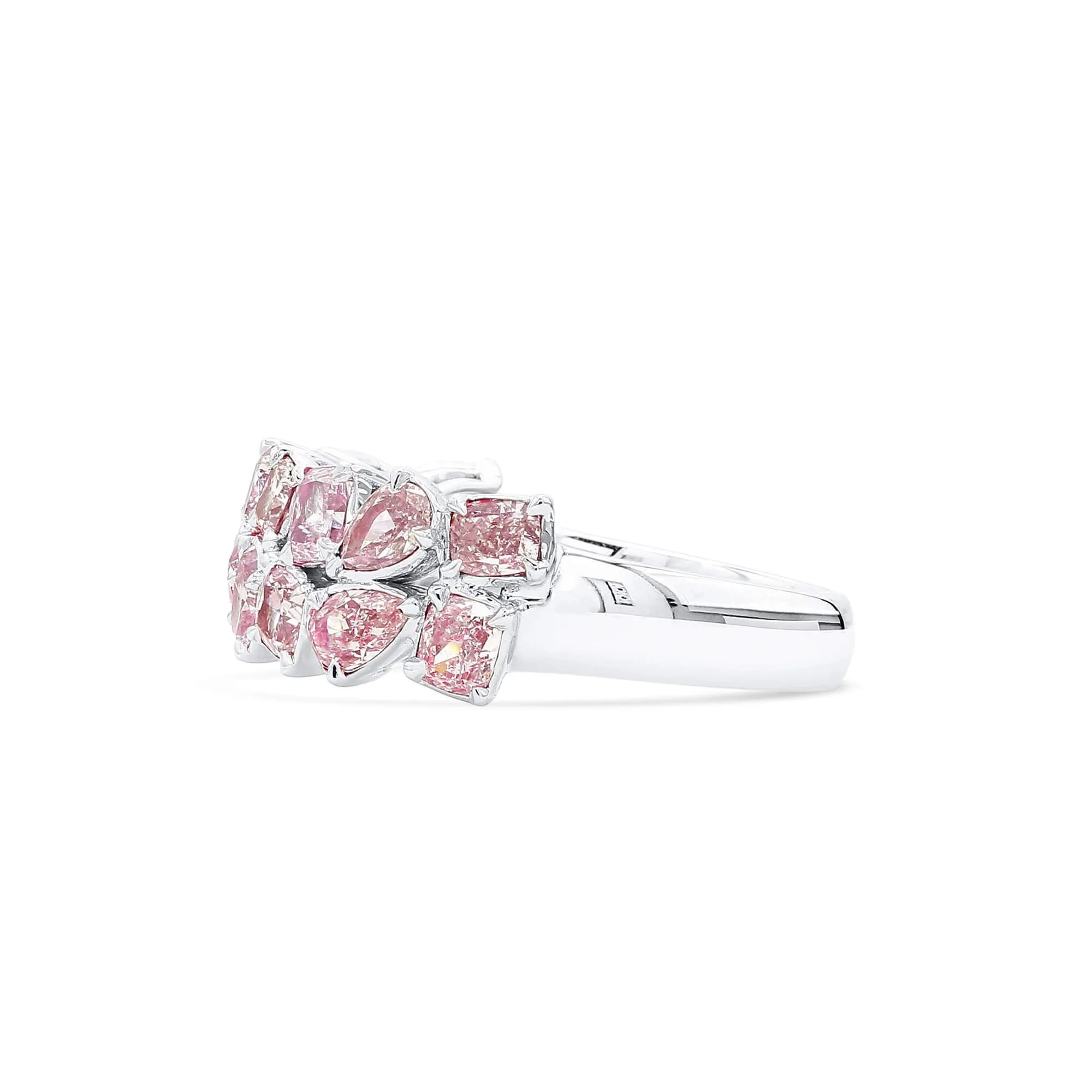 Fancy Light Pink Diamond Ring, 2.17 Ct. TW, MIX shape,Rings Colored Diamond