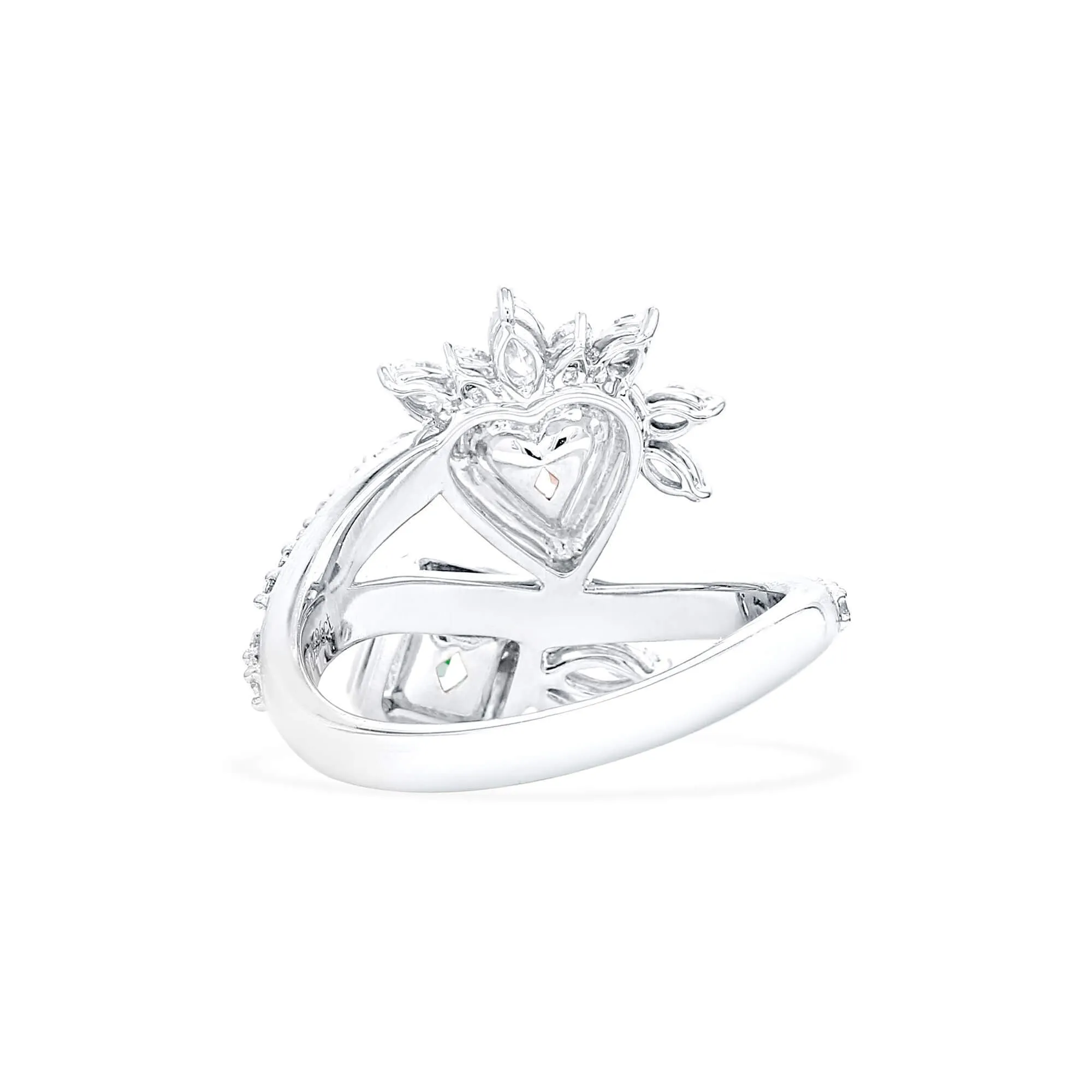 Fancy Light Yellow Green Diamond Ring, 1.93 Ct. TW, MIX shape, GIA Certified,Rings Colored Diamond