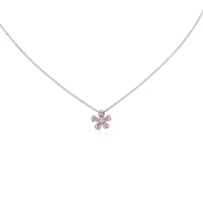 Fancy Pink Diamond Pendant, 0.68 Ct. TW, MIX shape,Pendant&Necklace