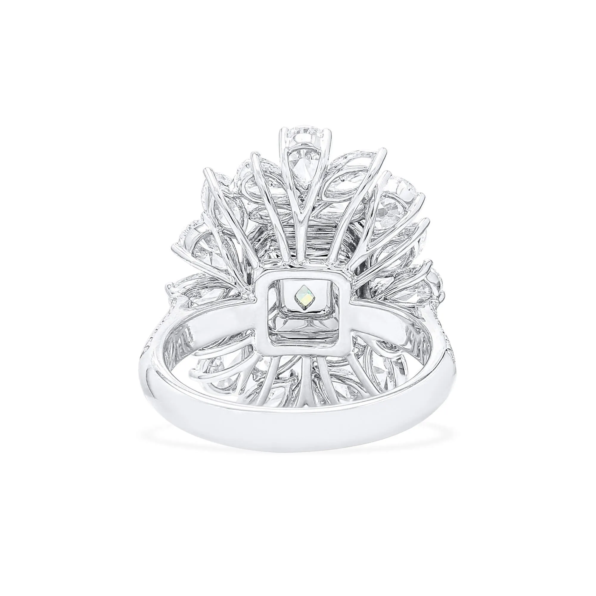 Fancy Yellow Green Diamond Ring, 4.59 Ct. TW, Radiant shape, GIA Certified,Rings Colored Diamond