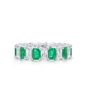 Green Emerald Ring, 5.98 Ct. TW,Emerald Rings