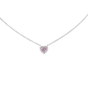 Light Pink Diamond Pendant, 0.77 Ct. TW, Heart shape, GIA Certified,Pendant&Necklace