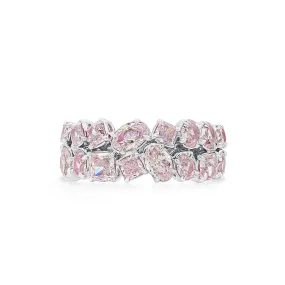 Light Pink Diamond Ring, 2.82 Ct. TW, MIX shape,Rings Colored Diamond