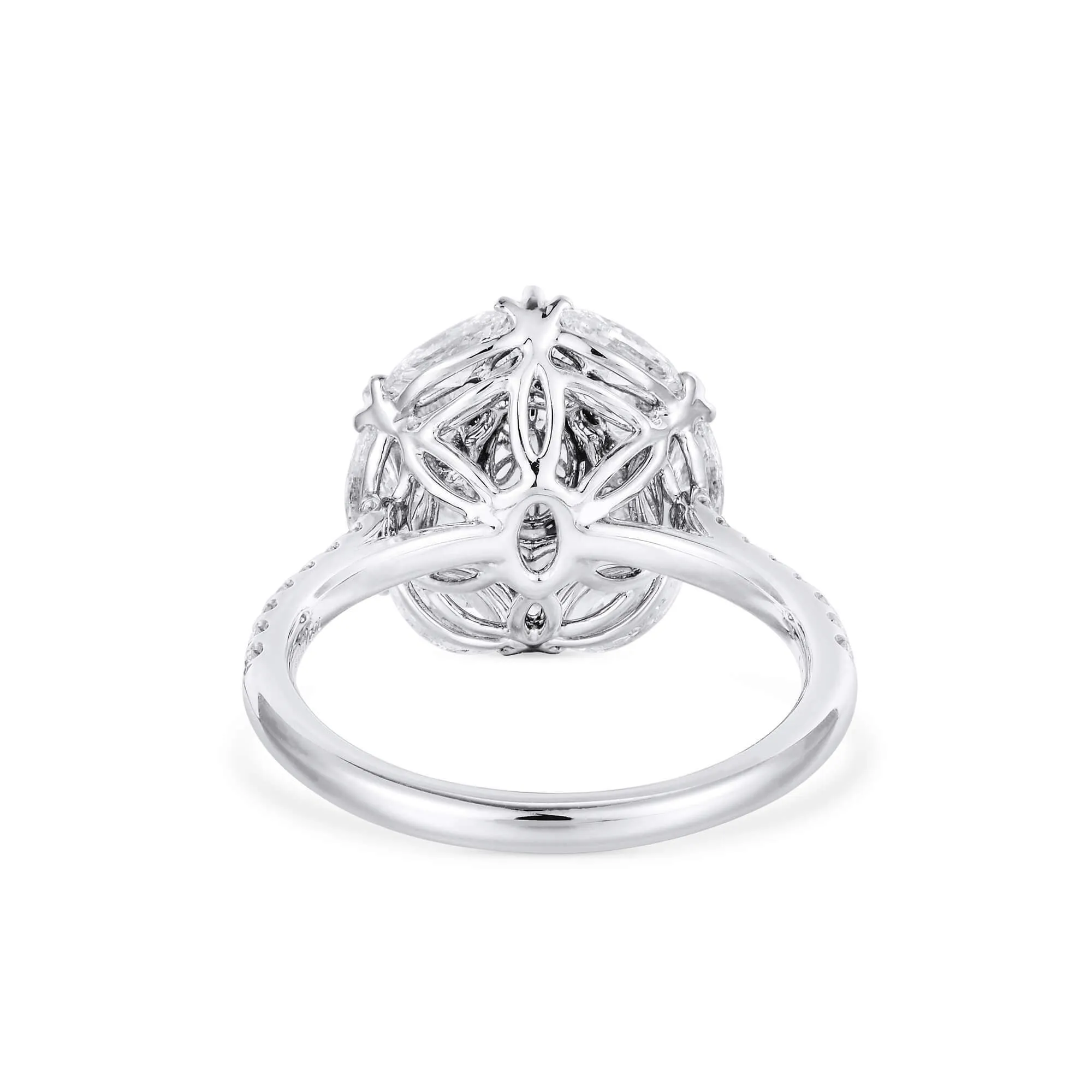 Light Pink Diamond Ring, 2.85 Ct. TW, Oval shape, GIA Certified,Rings Colored Diamond