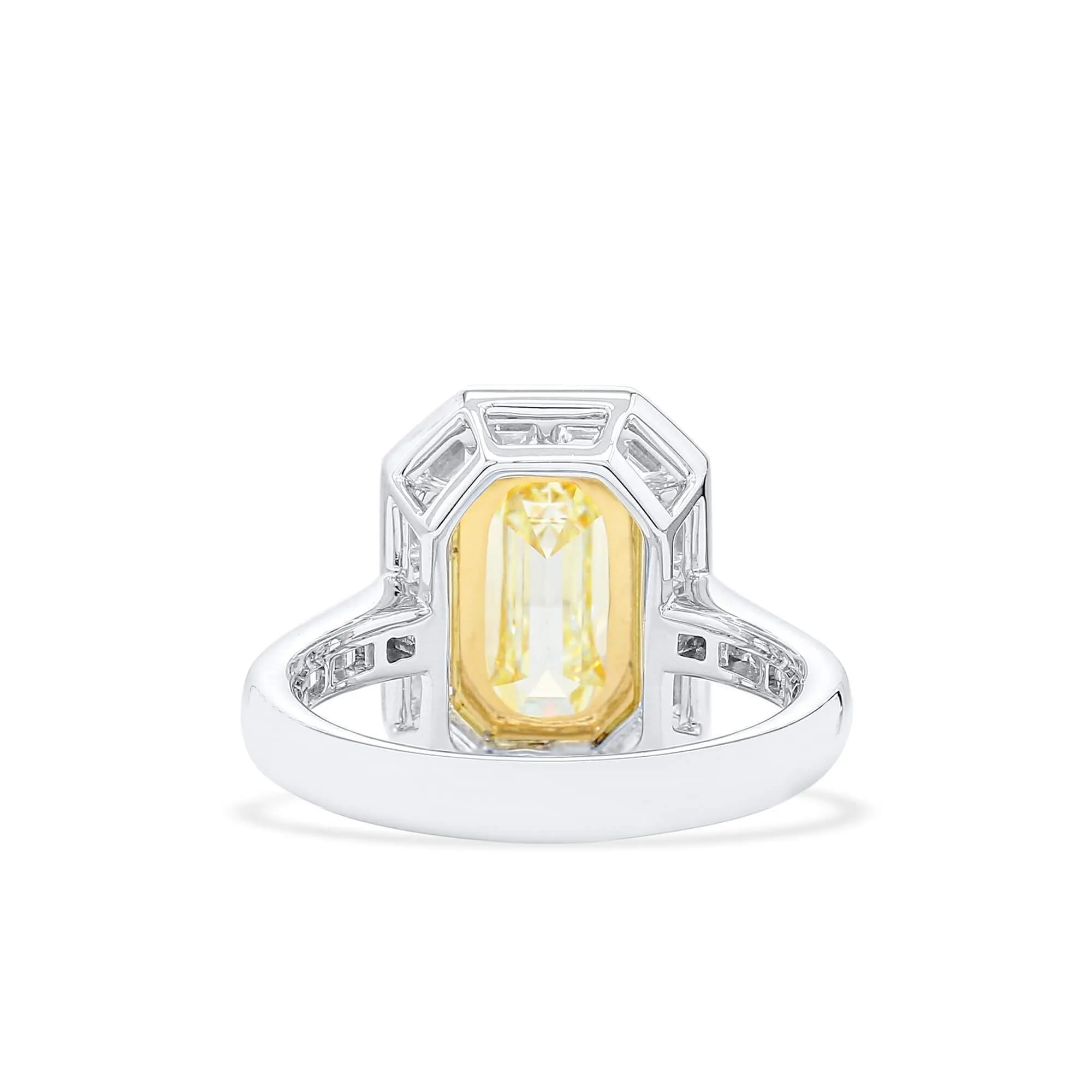 Light Yellow and White Diamond Ring, 3.02 Ct. (4.62 Ct. TW), 2221712752,Rings Colored Diamond