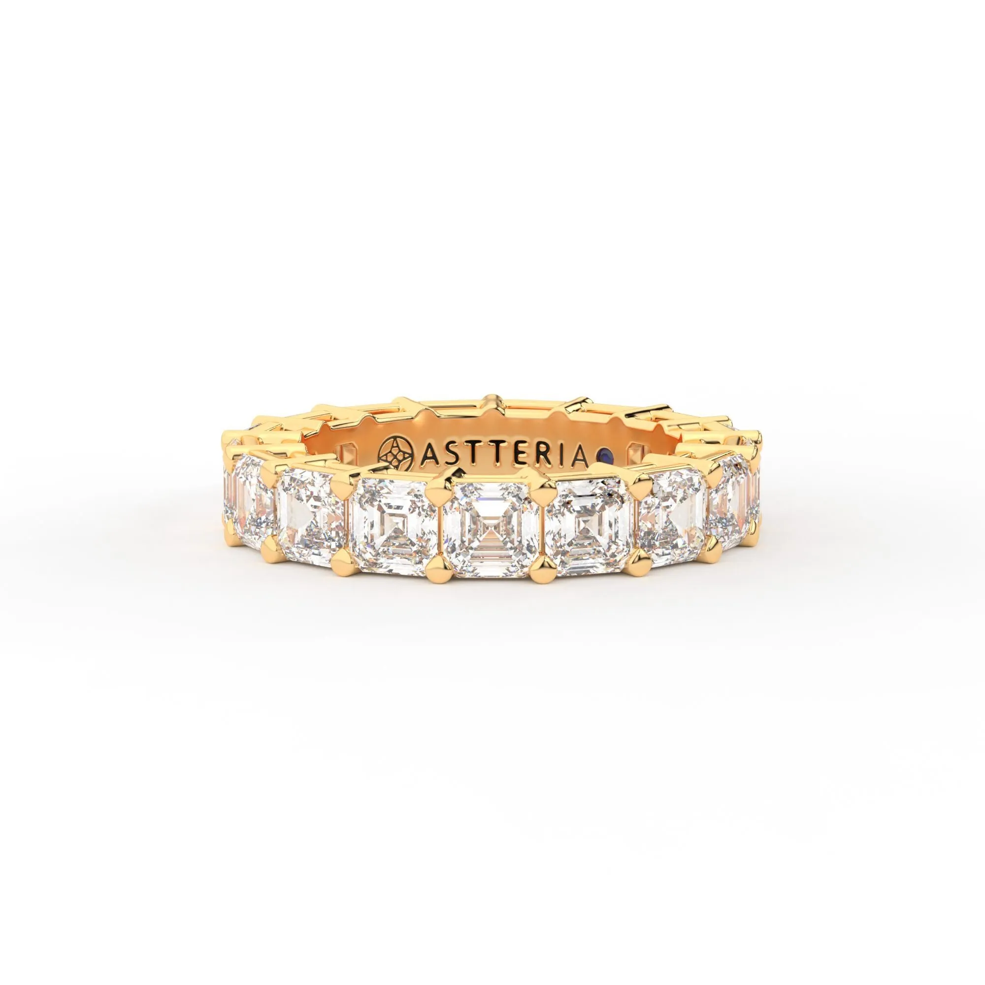 Majestic Assher cut eternity ring, Large, 5.5 ct. (Approx.),Eternity Rings