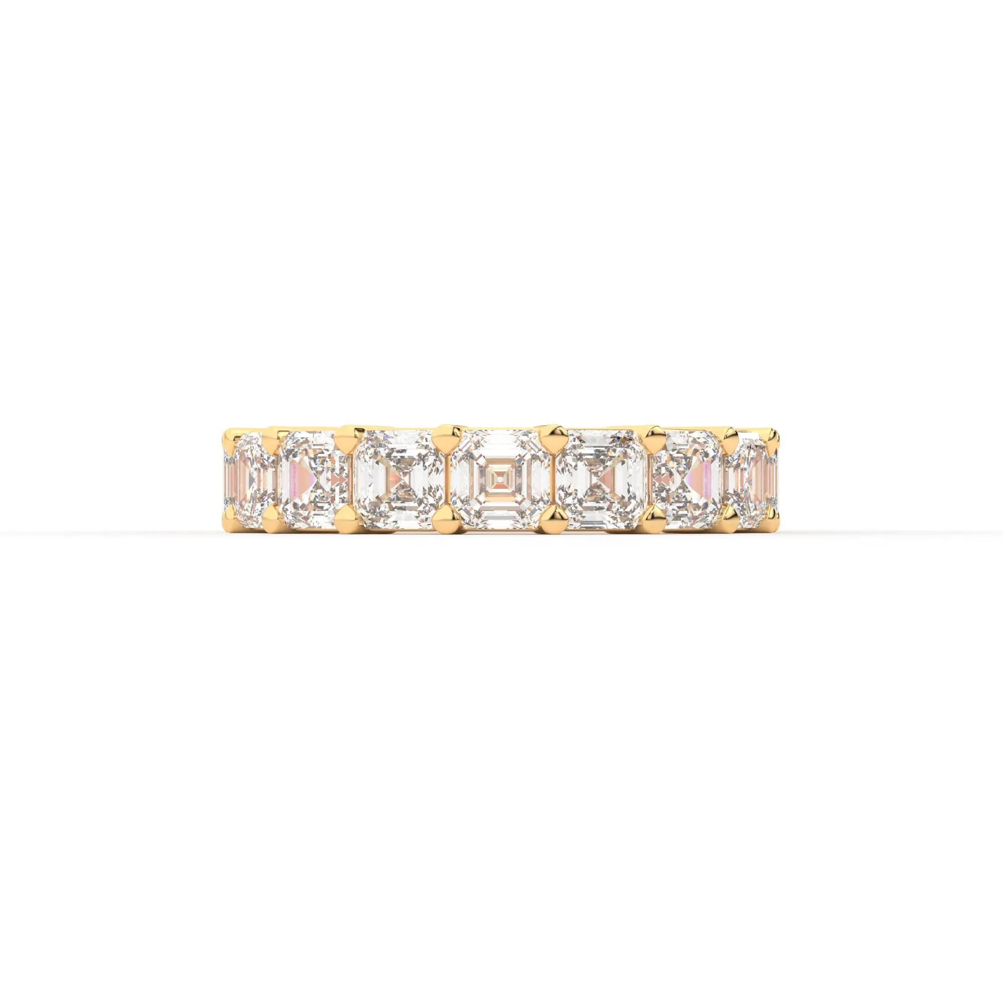 Majestic Assher cut eternity ring, Large, 5.5 ct. (Approx.),Eternity Rings