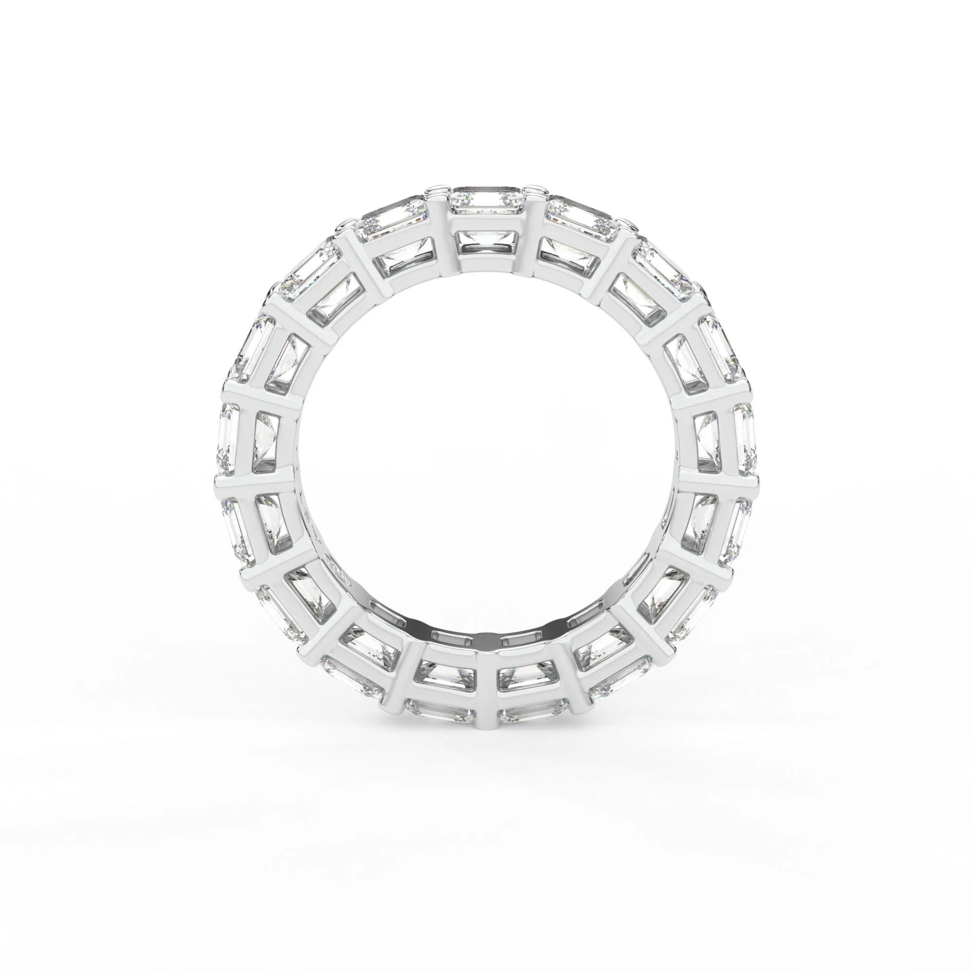 Majestic Assher cut eternity ring, Large, 5.5 ct. (Approx.),Eternity Rings