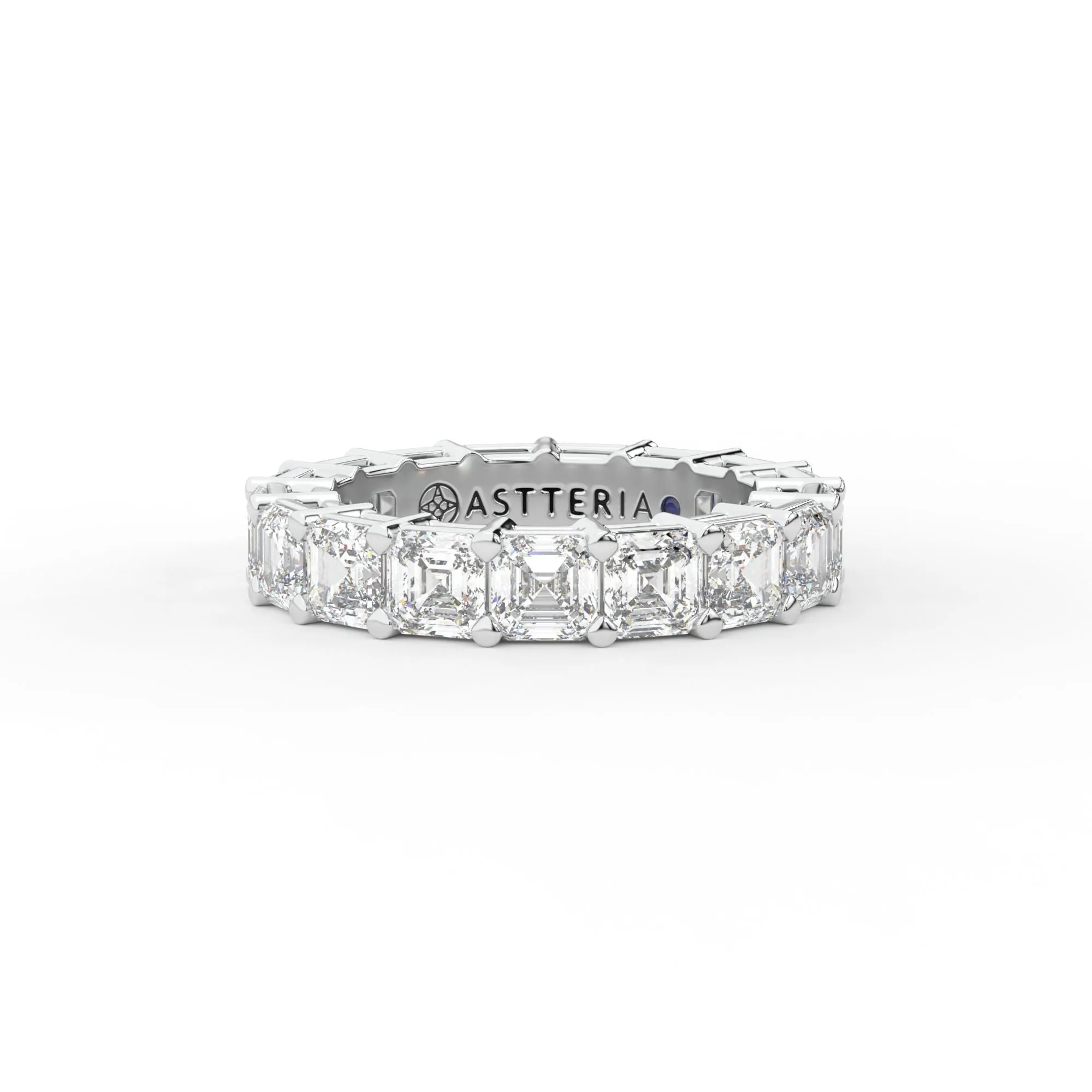 Majestic Assher cut eternity ring, Large, 5.5 ct. (Approx.),Eternity Rings