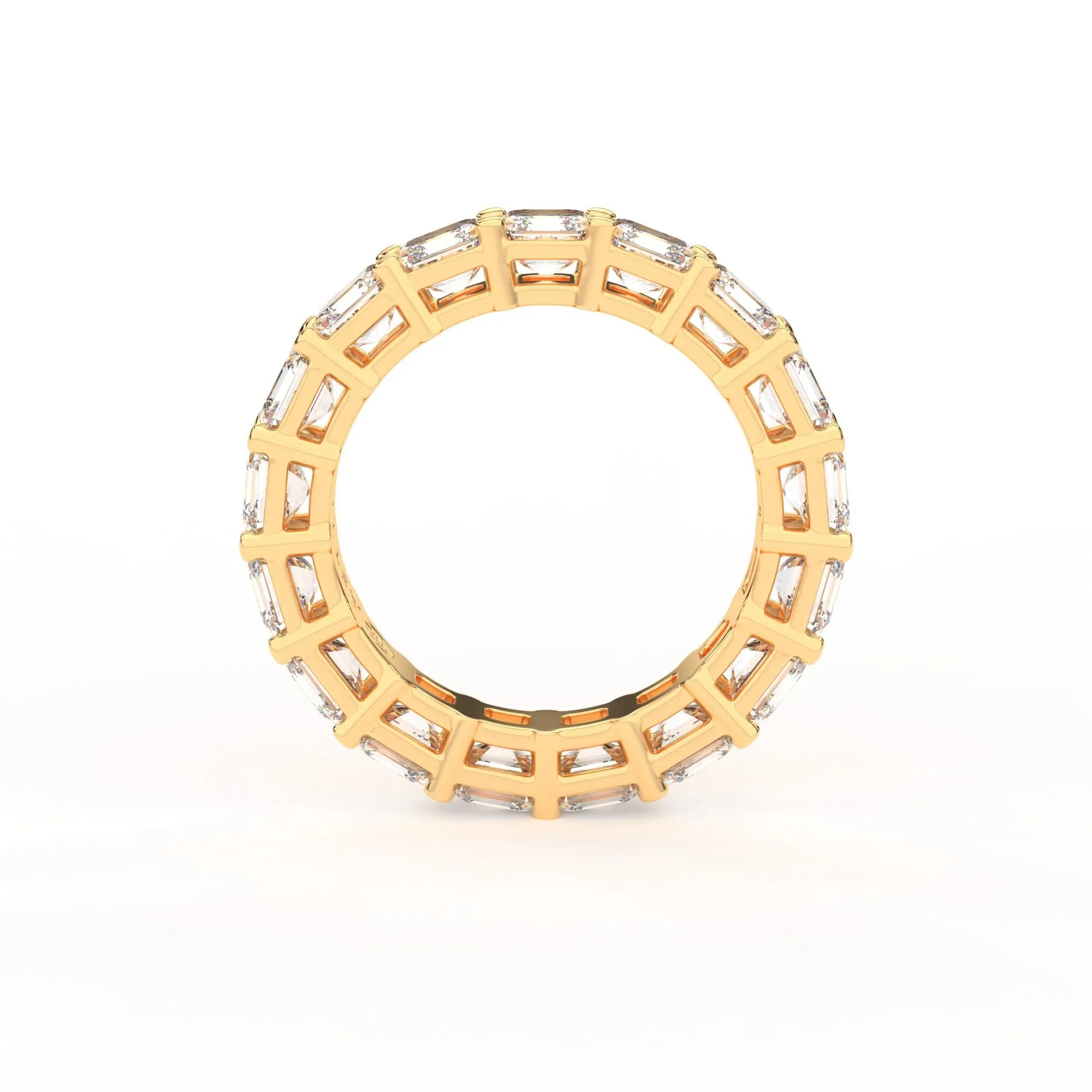Majestic Assher cut eternity ring, Large, 5.5 ct. (Approx.),Eternity Rings