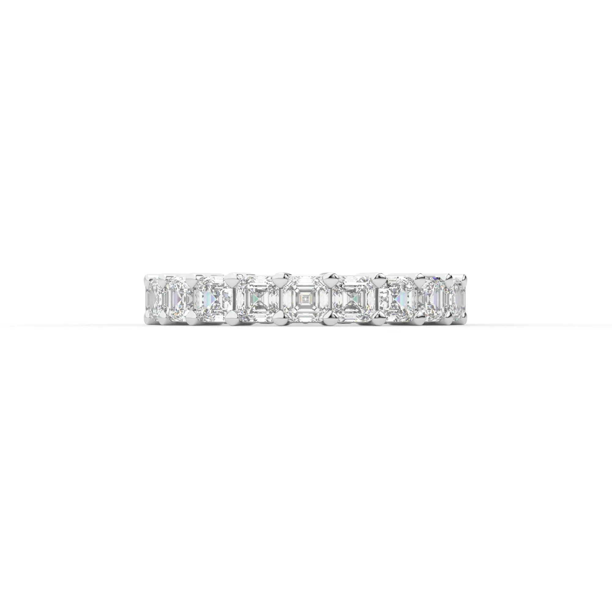 Majestic Assher cut eternity ring, Medium, 3.0 ct. (Approx.),Eternity Rings
