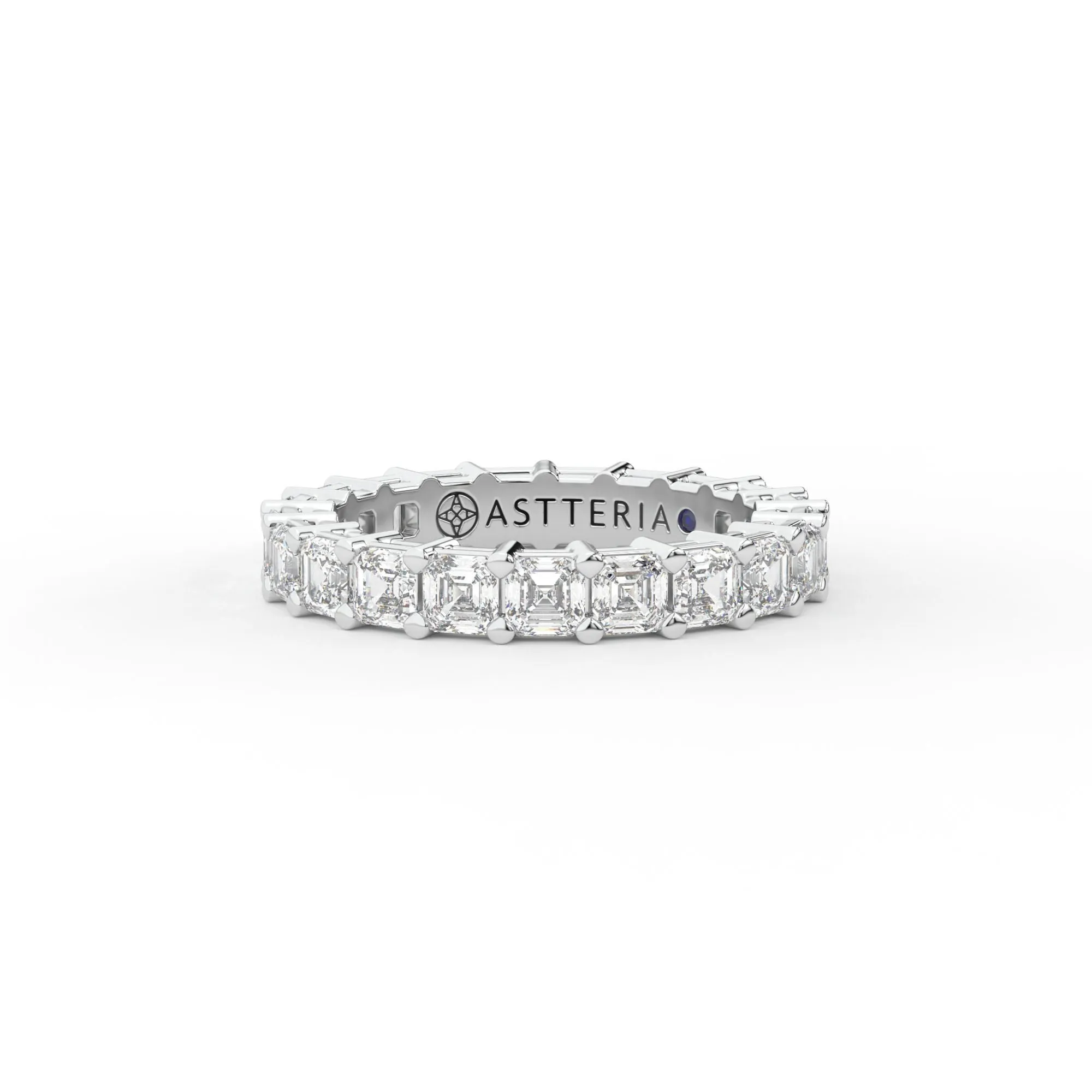 Majestic Assher cut eternity ring, Medium, 3.0 ct. (Approx.),Eternity Rings