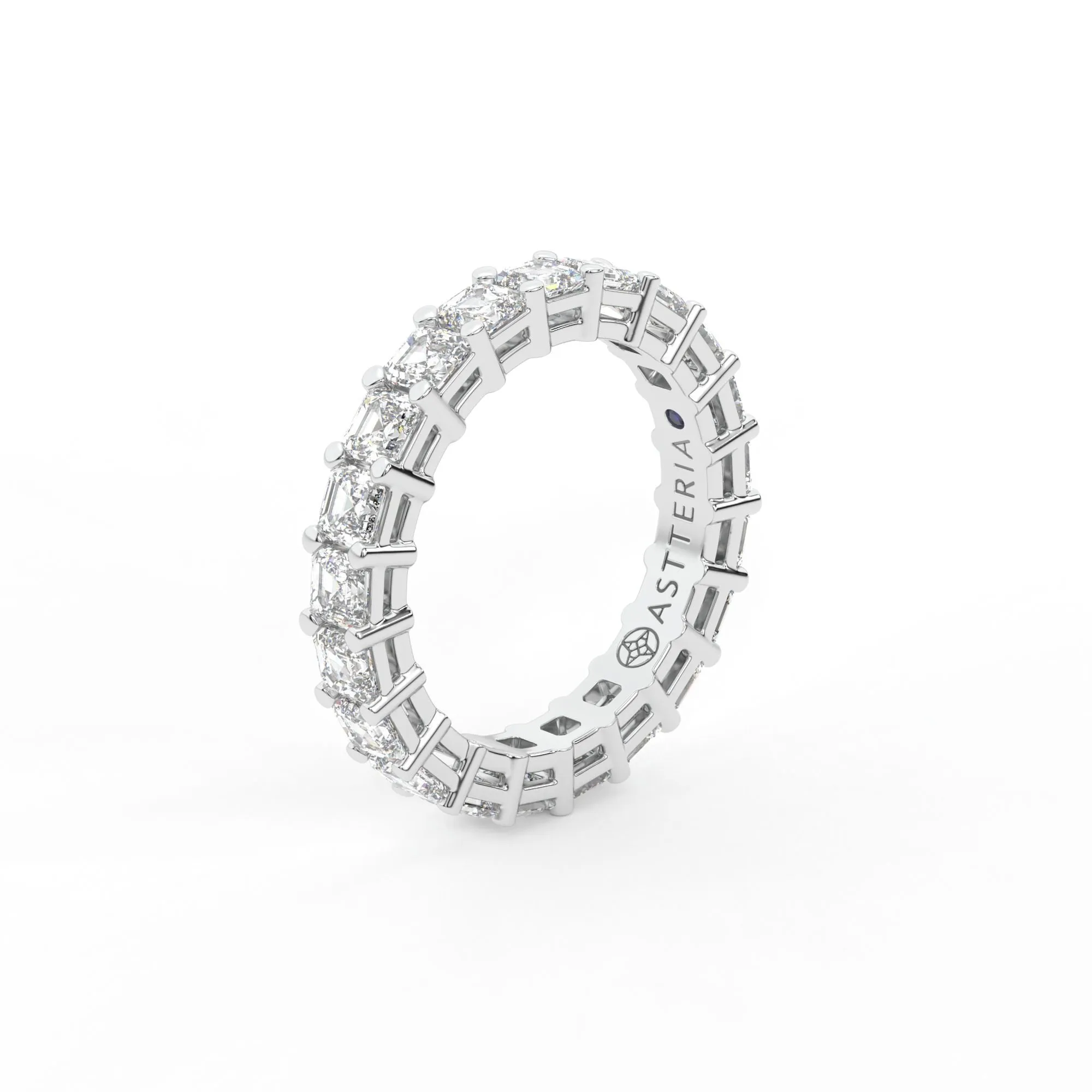 Majestic Assher cut eternity ring, Medium, 3.0 ct. (Approx.),Eternity Rings