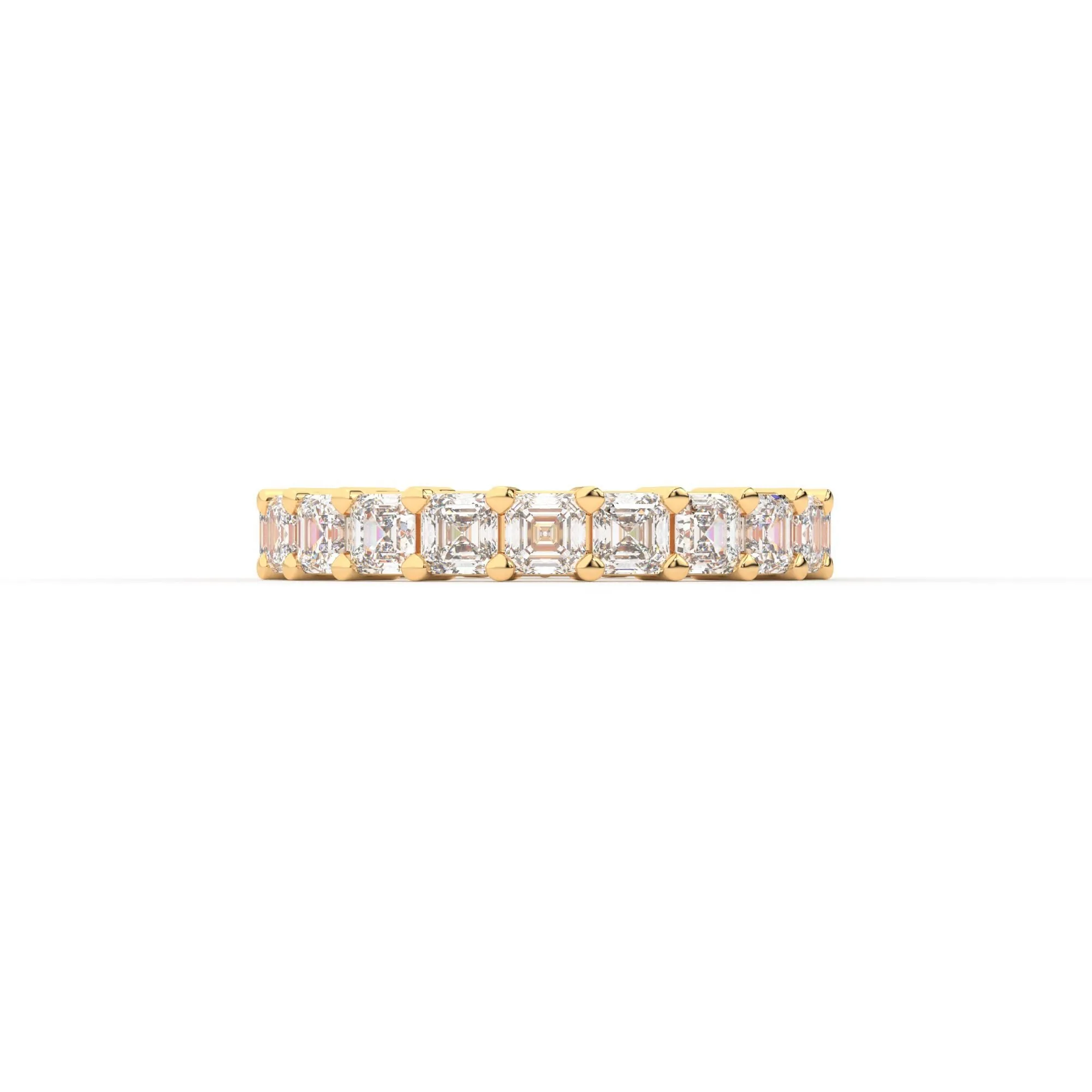 Majestic Assher cut eternity ring, Medium, 3.0 ct. (Approx.),Eternity Rings