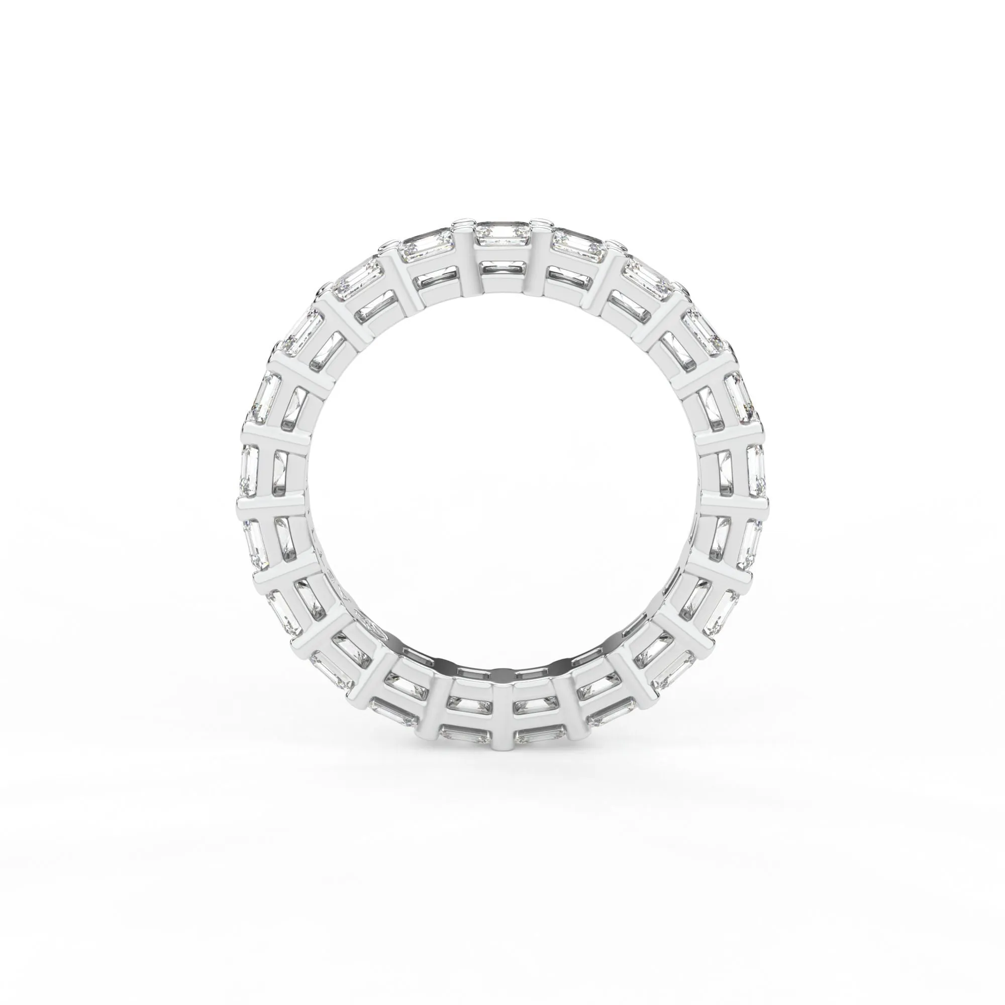 Majestic Assher cut eternity ring, Medium, 3.0 ct. (Approx.),Eternity Rings